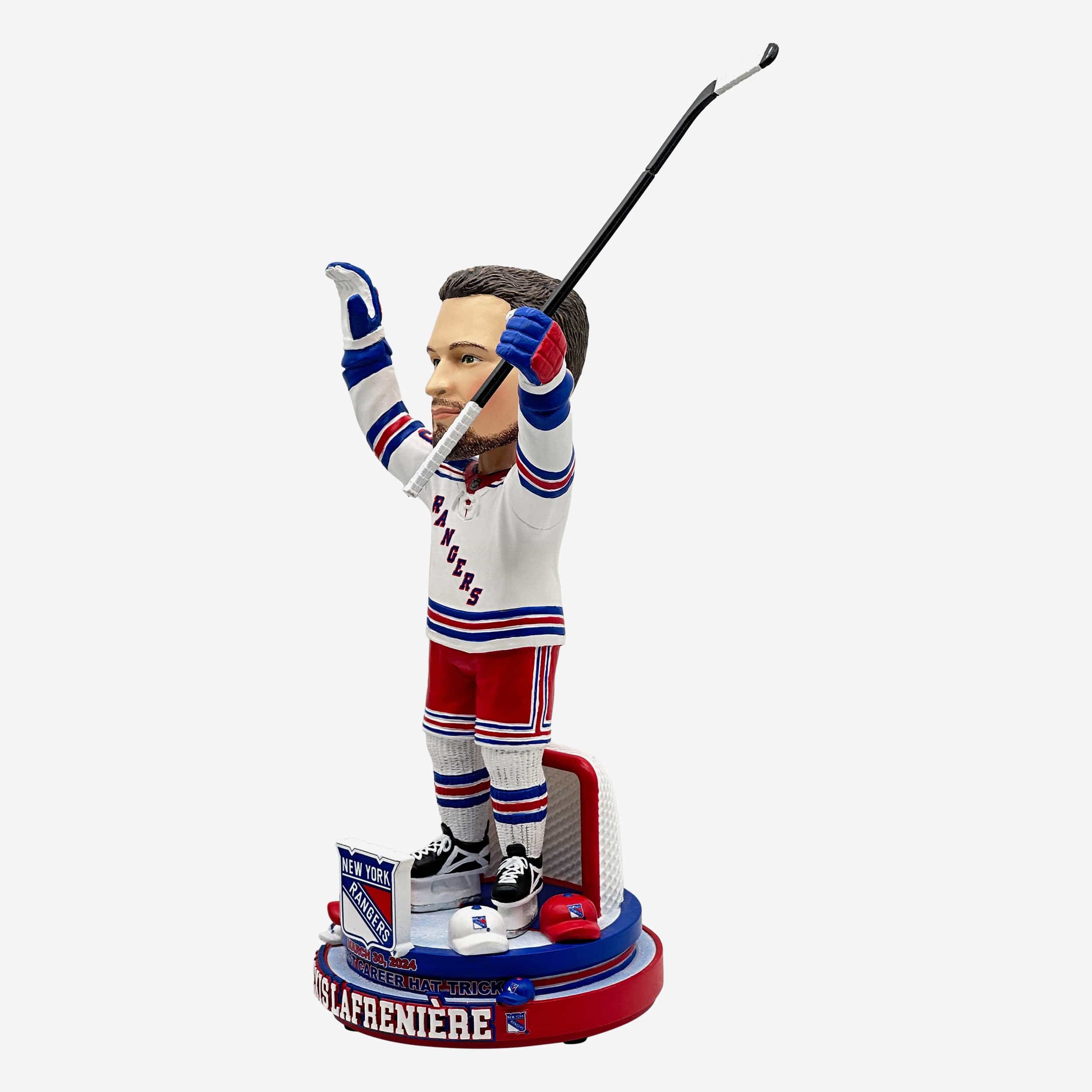 Alexis Lafreniere New York Rangers Hat Trick Bobblehead 4 Alexis Lafreniere New York Rangers Hat Trick Bobblehead