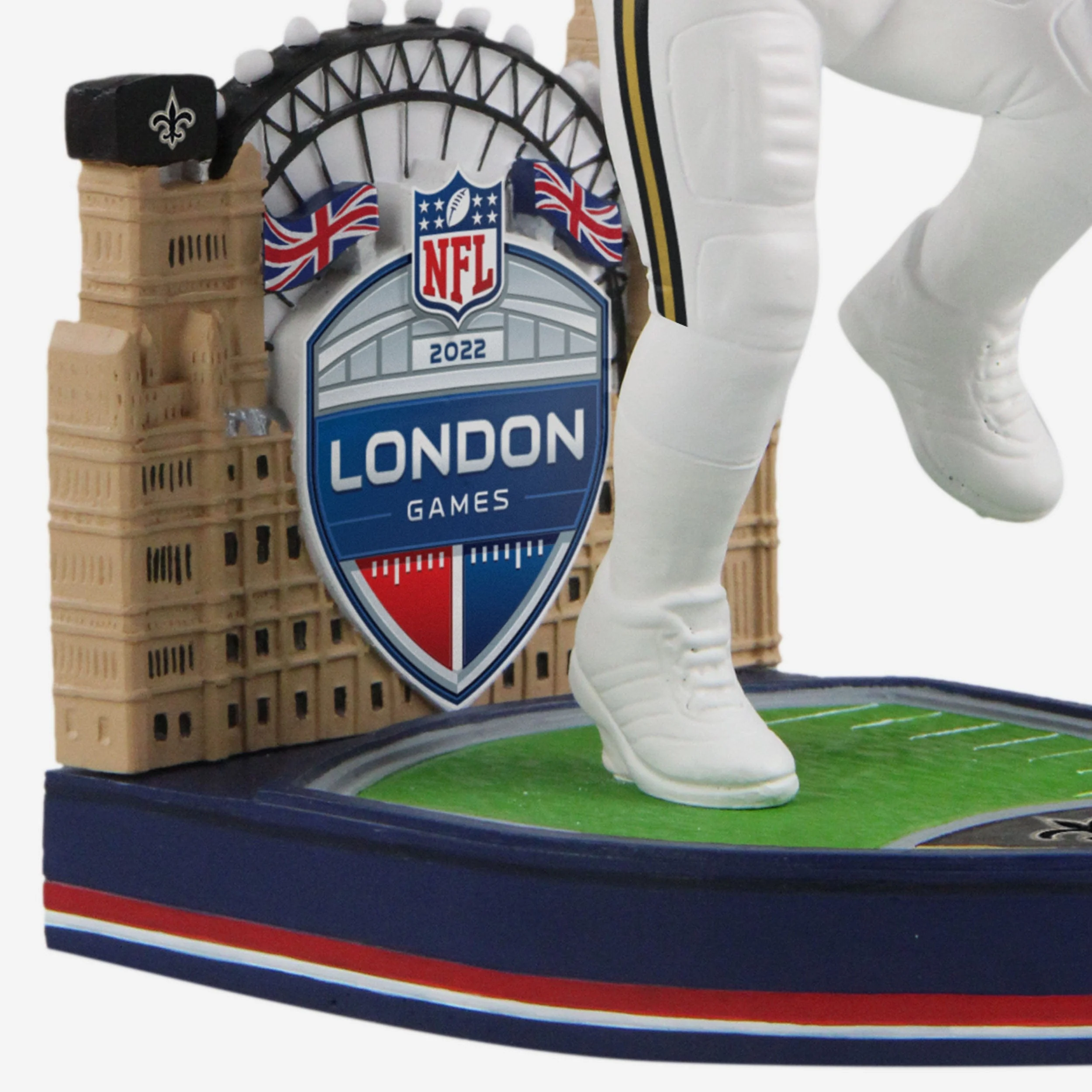 Alvin Kamara New Orleans Saints 2022 International Game Bobblehead 3 Alvin Kamara New Orleans Saints 2022 International Game Bobblehead