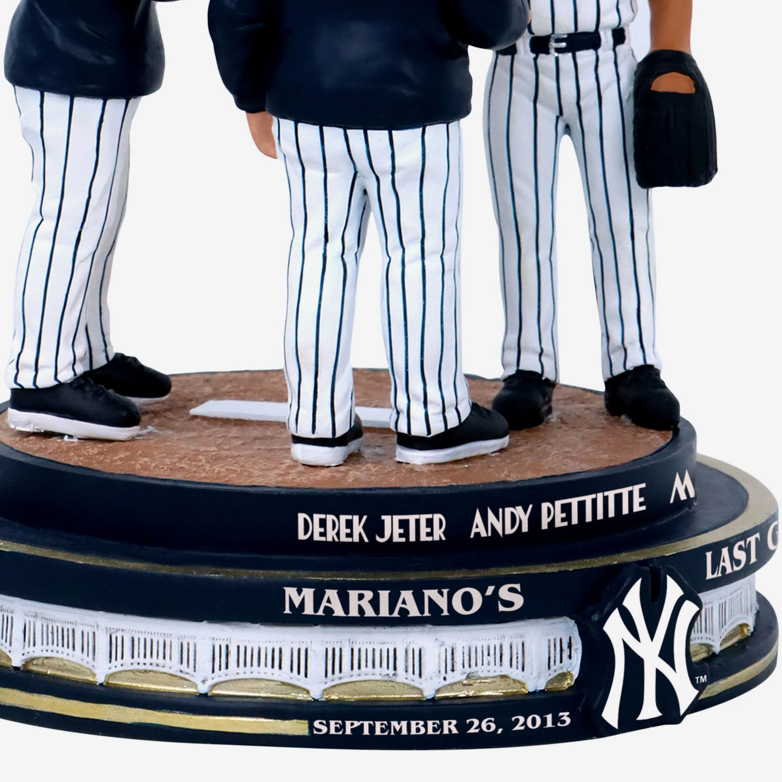 Andy Pettitte & Derek Jeter & Mariano Rivera New York Yankees Mo's Final Game Mini Bobblehead Scene 4 Andy Pettitte & Derek Jeter & Mariano Rivera New York Yankees Mo's Final Game Mini Bobblehead Scene