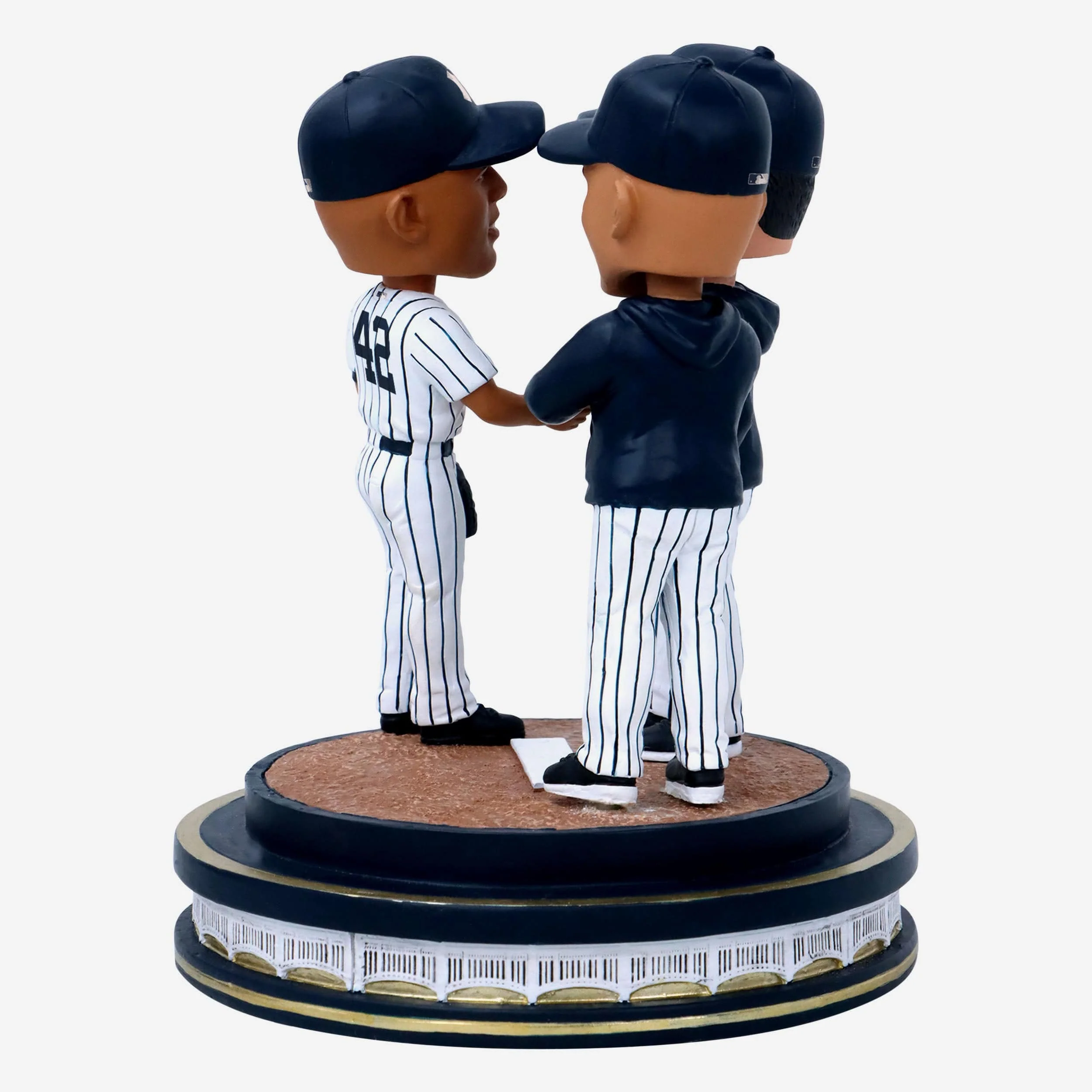 Andy Pettitte & Derek Jeter & Mariano Rivera New York Yankees Mo's Final Game Mini Bobblehead Scene 6 Andy Pettitte & Derek Jeter & Mariano Rivera New York Yankees Mo's Final Game Mini Bobblehead Scene