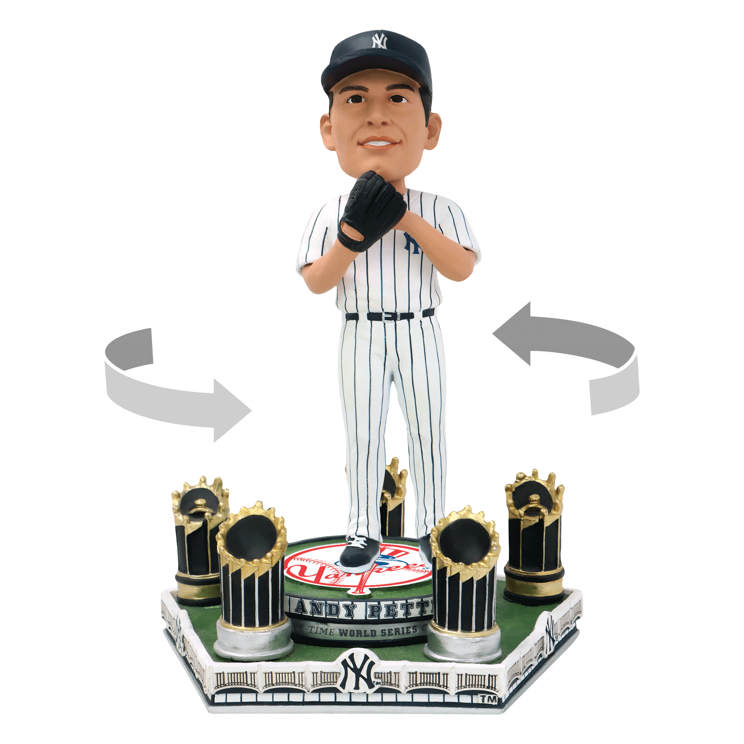 Andy Pettitte New York Yankees 5X World Series Champion Bobblehead 2 Andy Pettitte New York Yankees 5X World Series Champion Bobblehead