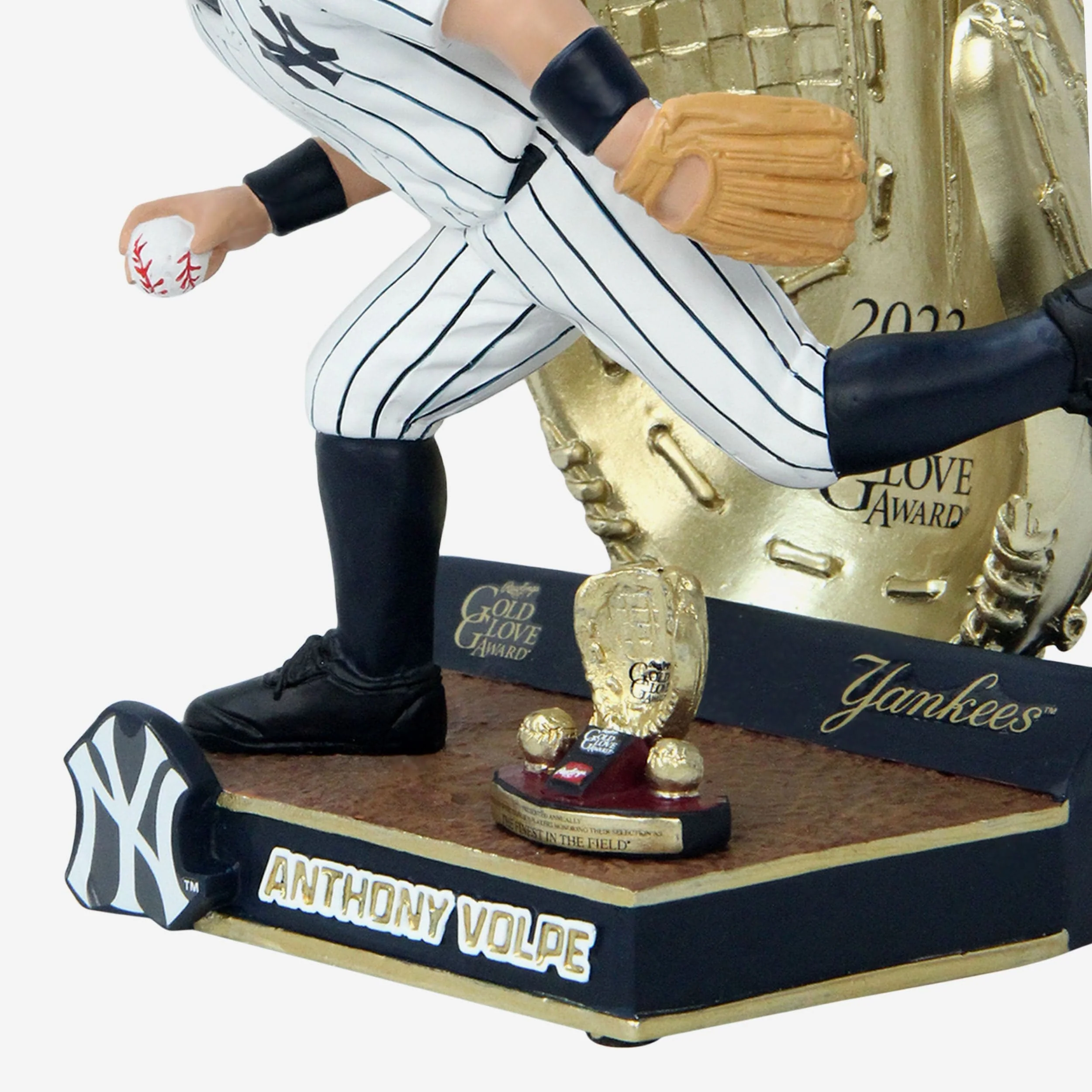 Anthony Volpe New York Yankees 2023 Gold Glove Bobblehead 3 Anthony Volpe New York Yankees 2023 Gold Glove Bobblehead
