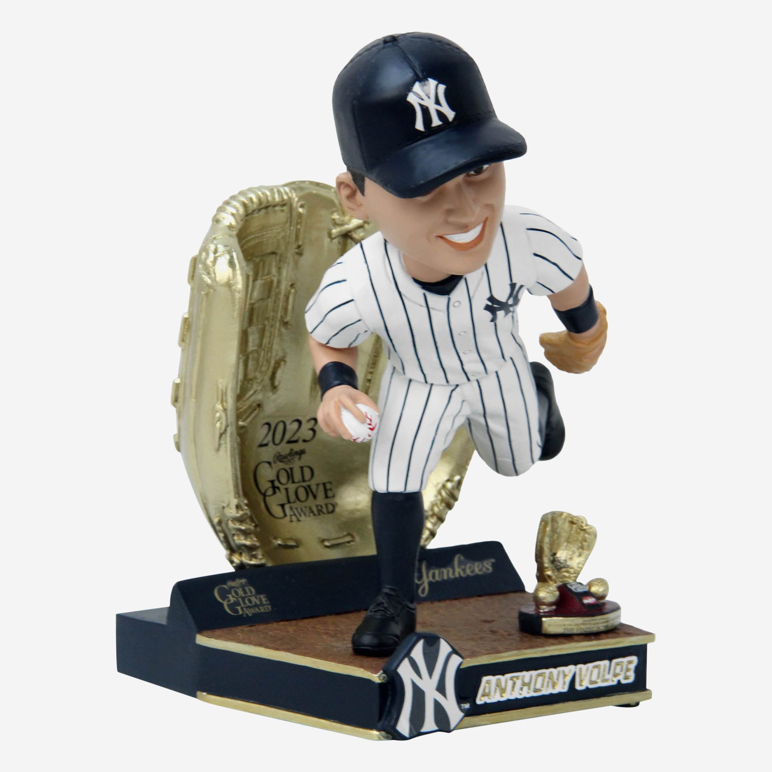 Anthony Volpe New York Yankees 2023 Gold Glove Bobblehead 4 Anthony Volpe New York Yankees 2023 Gold Glove Bobblehead