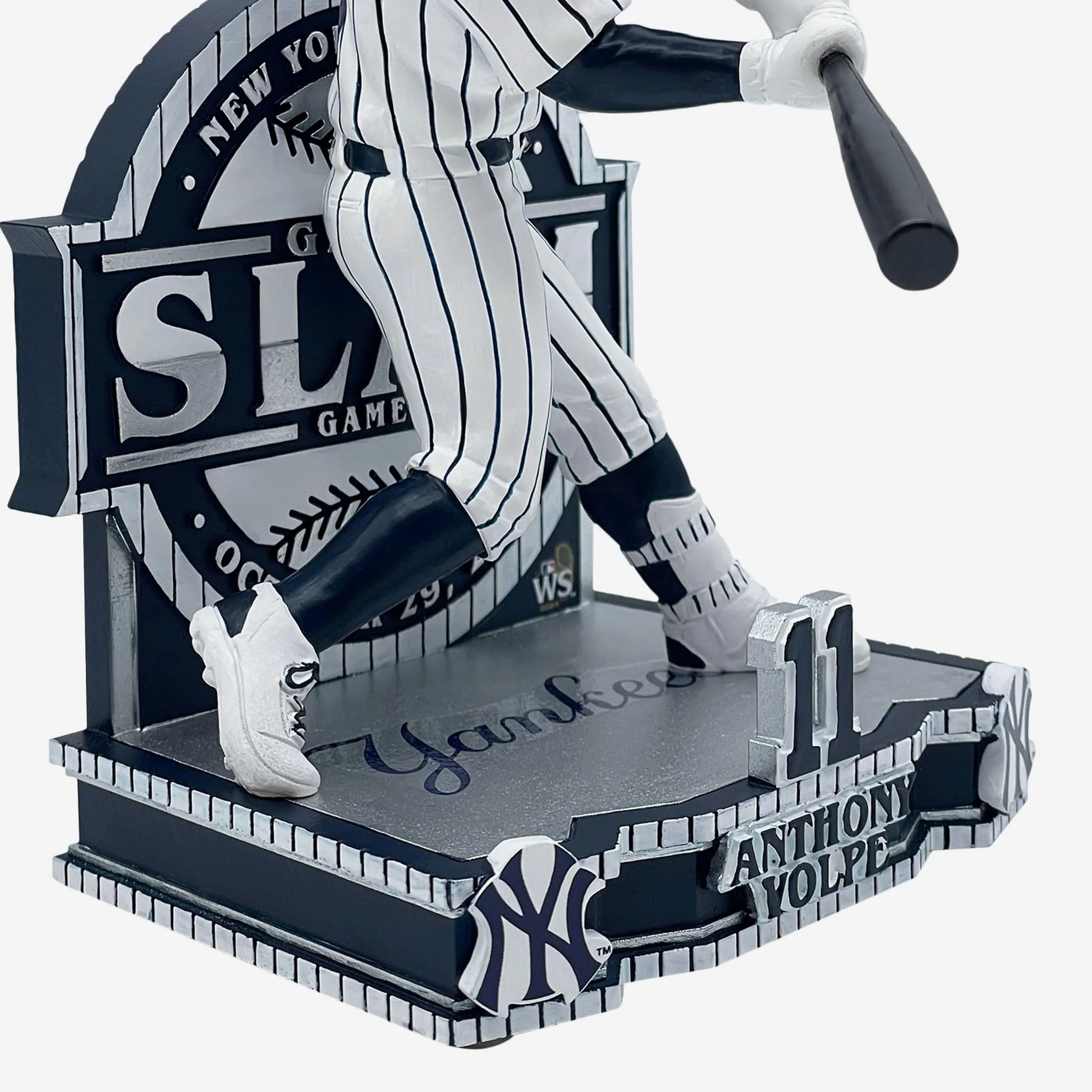 Anthony Volpe New York Yankees 2024 World Series Game 4 Grand Slam Gamebreaker Bobblehead 3 Anthony Volpe New York Yankees 2024 World Series Game 4 Grand Slam Gamebreaker Bobblehead
