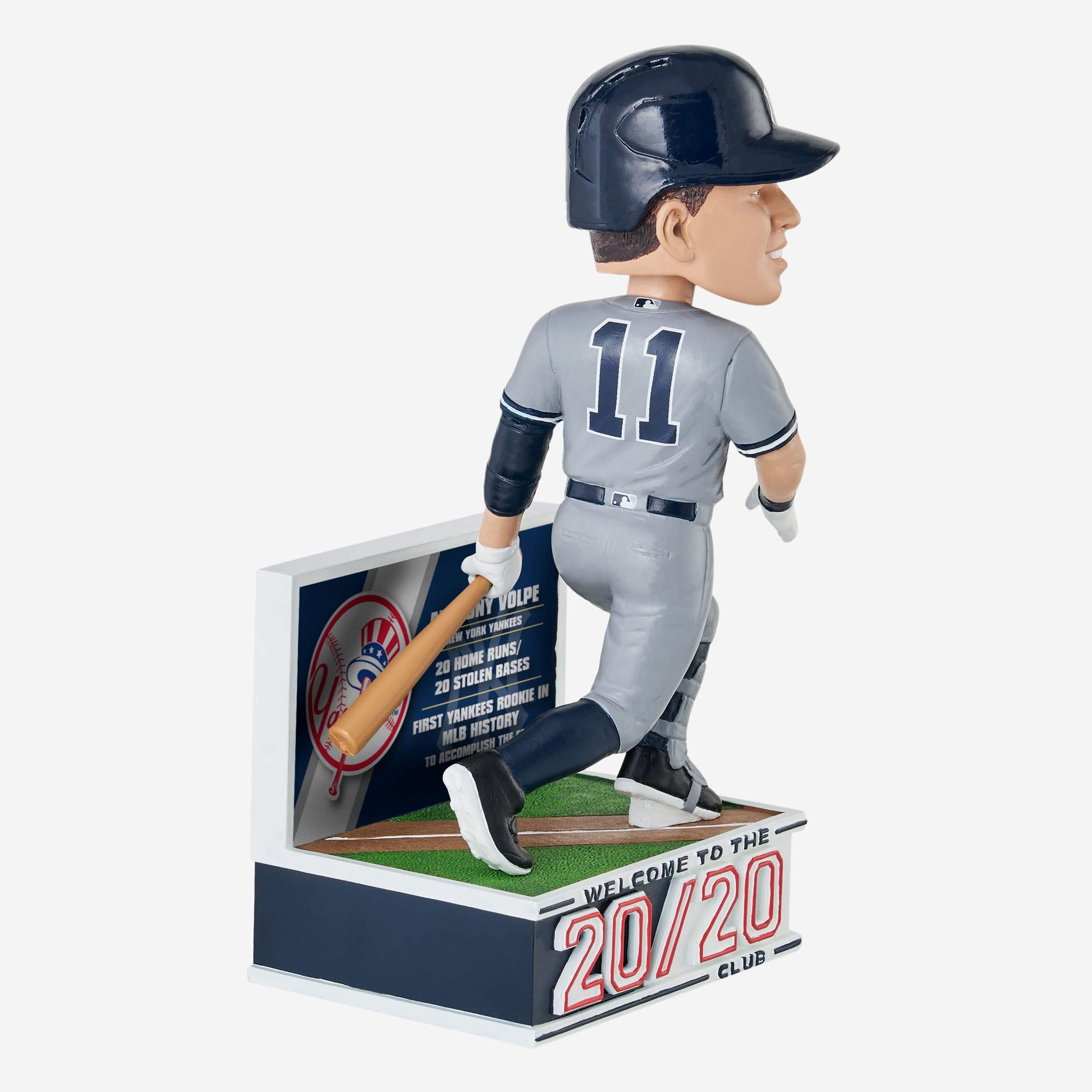 Anthony Volpe New York Yankees Rookie Season 20 Home Runs & 20 Stolen Bases Bobblehead 4 Anthony Volpe New York Yankees Rookie Season 20 Home Runs & 20 Stolen Bases Bobblehead