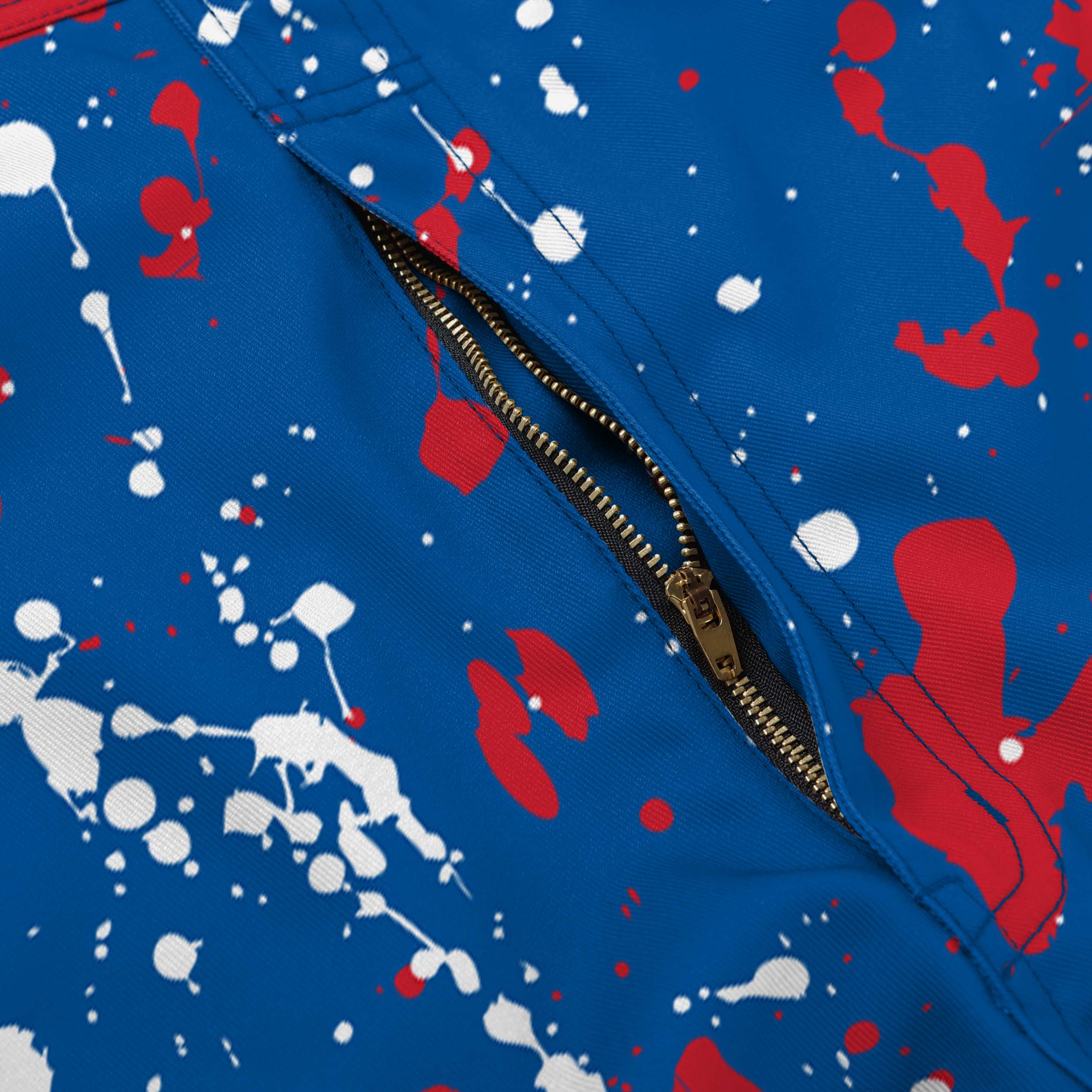 Buffalo Bills Mens Paint Splatter Bib Shortalls 5 Buffalo Bills Mens Paint Splatter Bib Shortalls