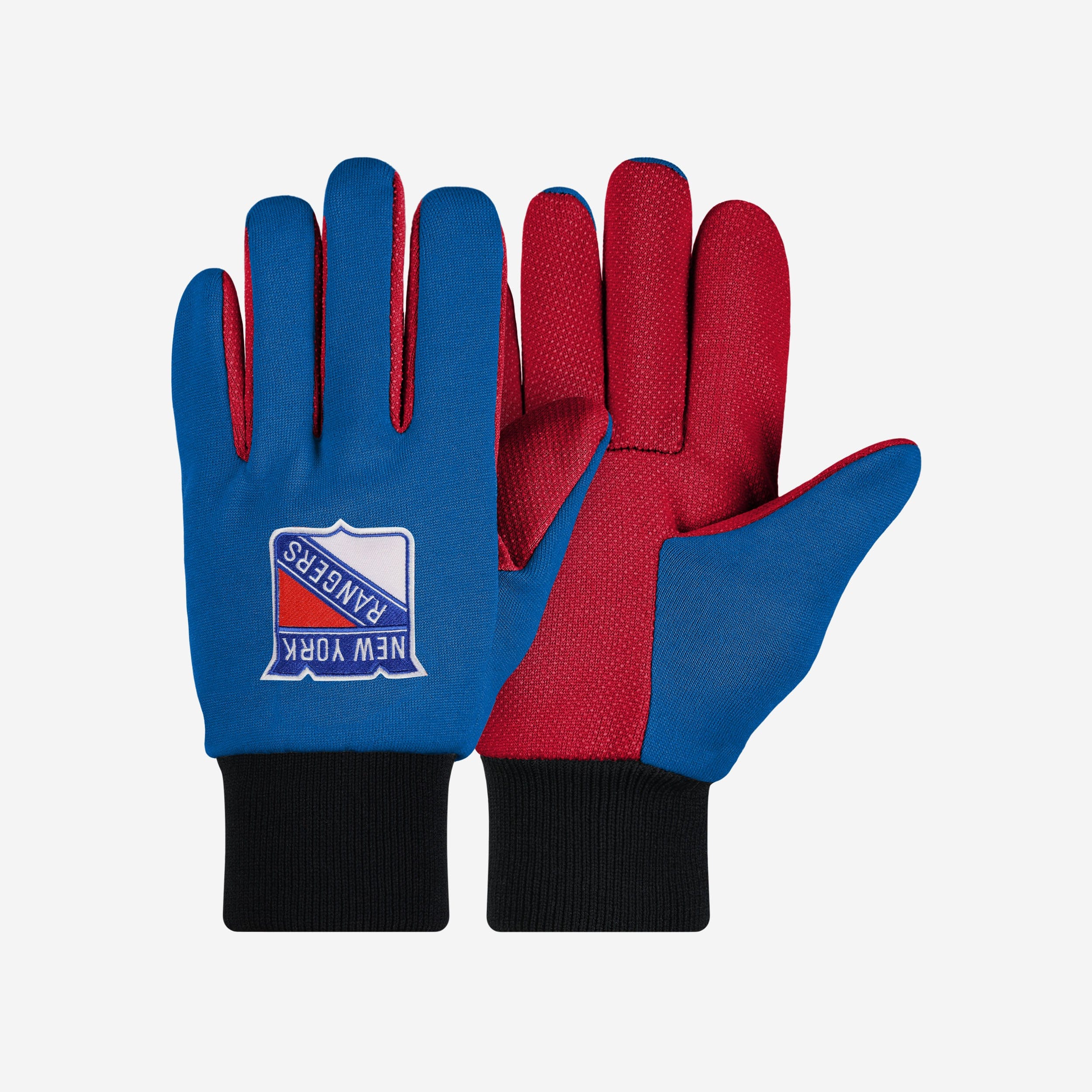 New York Rangers Colored Palm Utility Gloves
