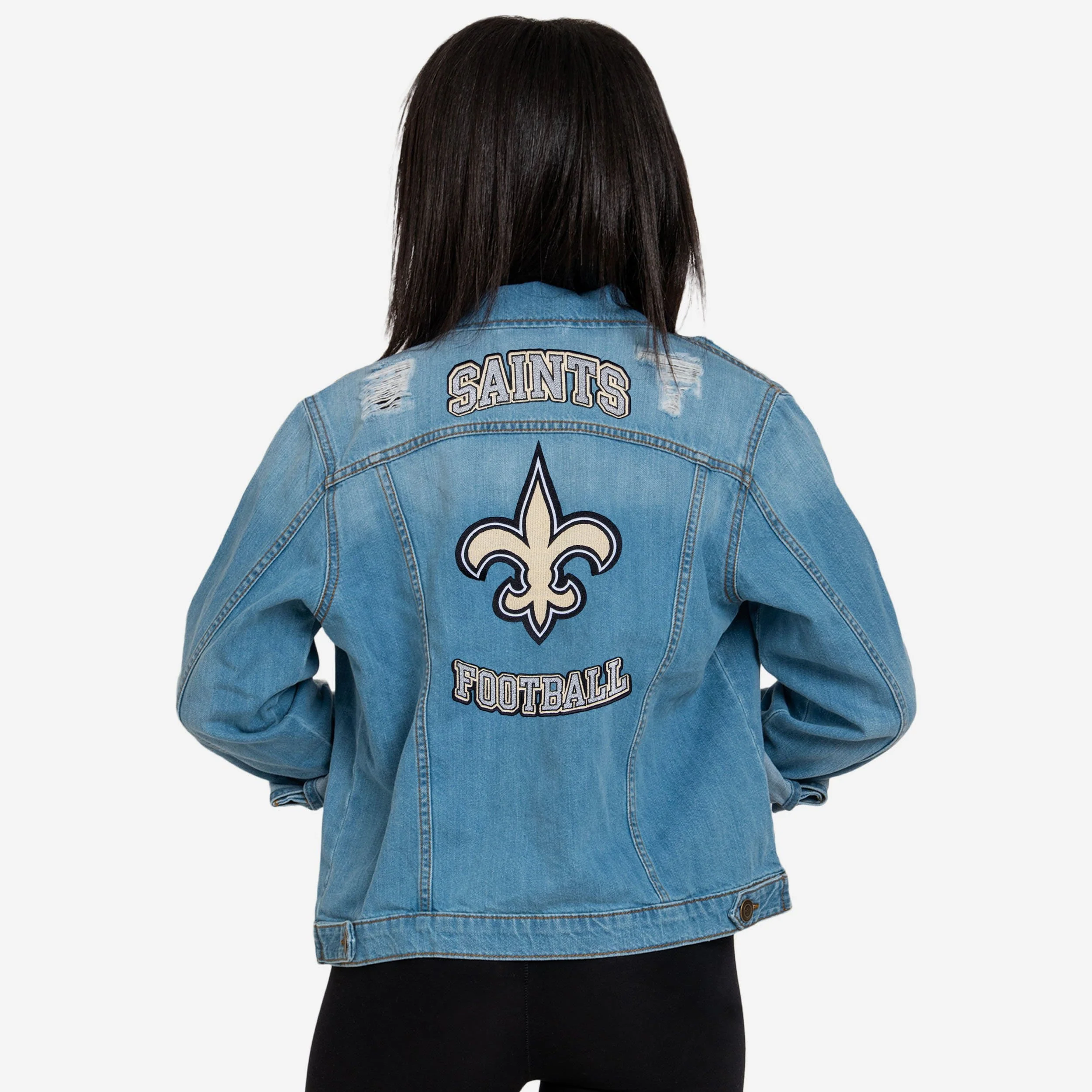 New Orleans Saints Womens Denim Days Jacket 2 New Orleans Saints Womens Denim Days Jacket
