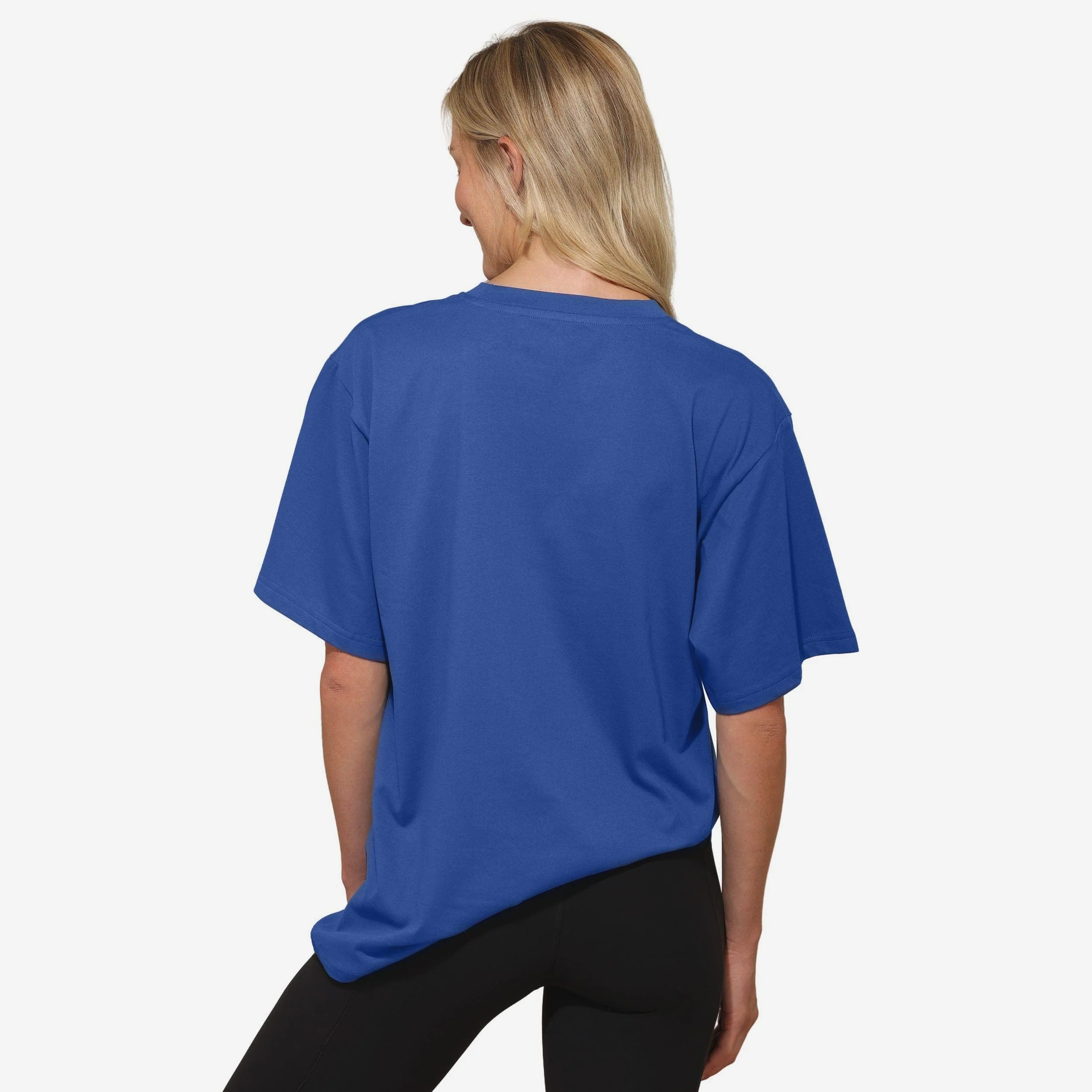 Buffalo Bills Womens Rhinestone Logo Oversized T-Shirt 3 Buffalo Bills Womens Rhinestone Logo Oversized T-Shirt