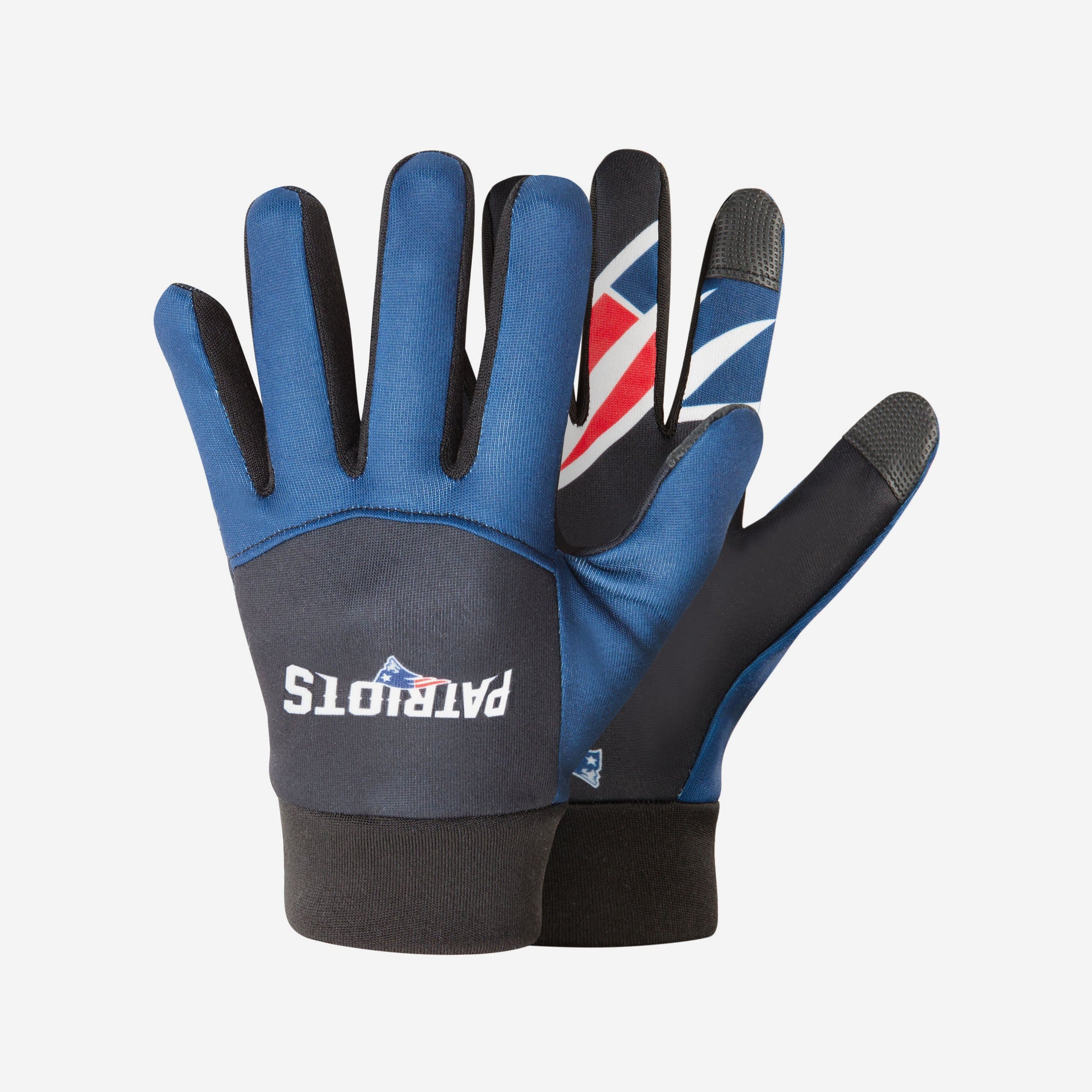 New England Patriots Palm Logo Texting Gloves