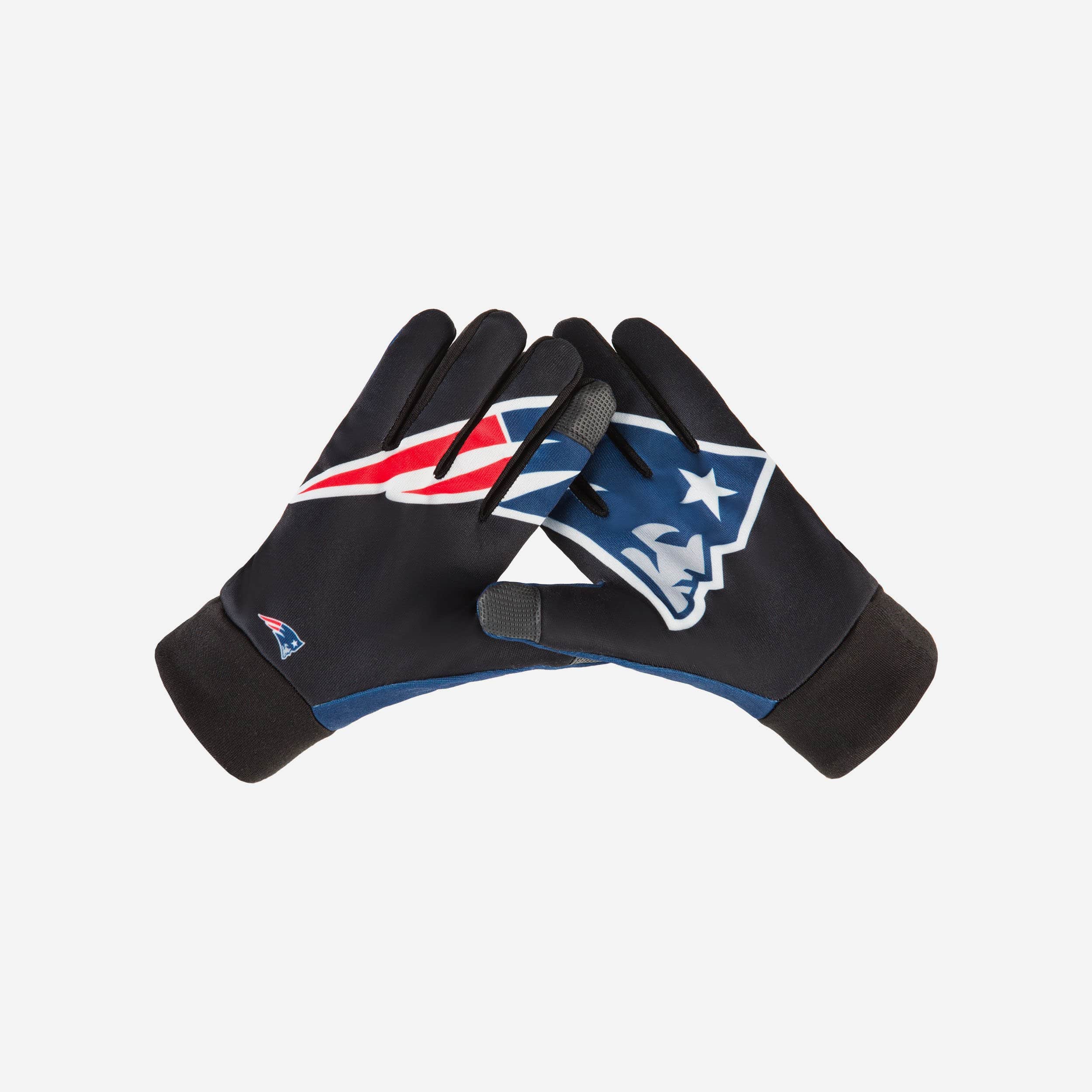 New England Patriots Palm Logo Texting Gloves 2 New England Patriots Palm Logo Texting Gloves