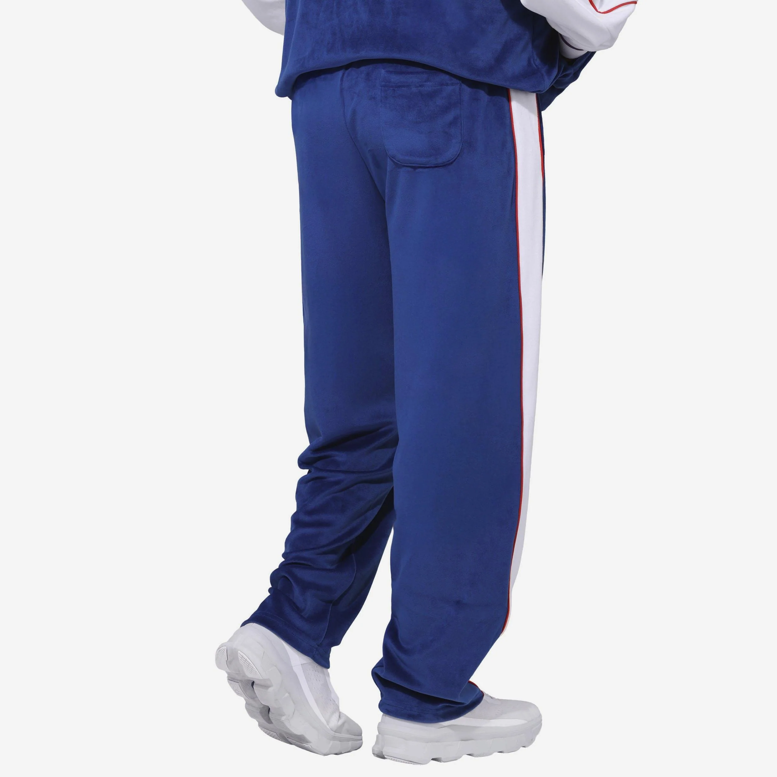 New York Giants Two Tone Velour Pants 2 New York Giants Two Tone Velour Pants
