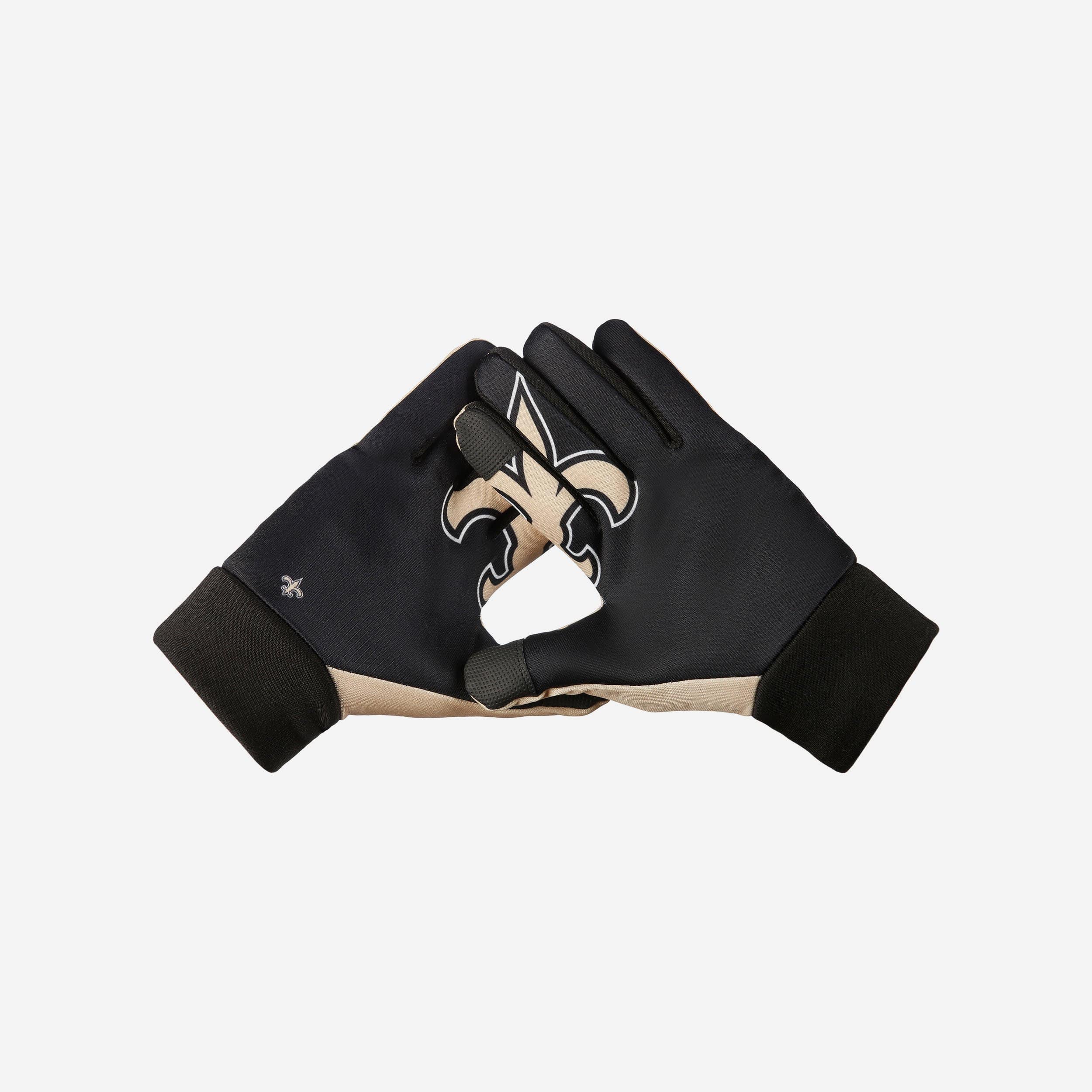 New Orleans Saints Palm Logo Texting Gloves 2 New Orleans Saints Palm Logo Texting Gloves