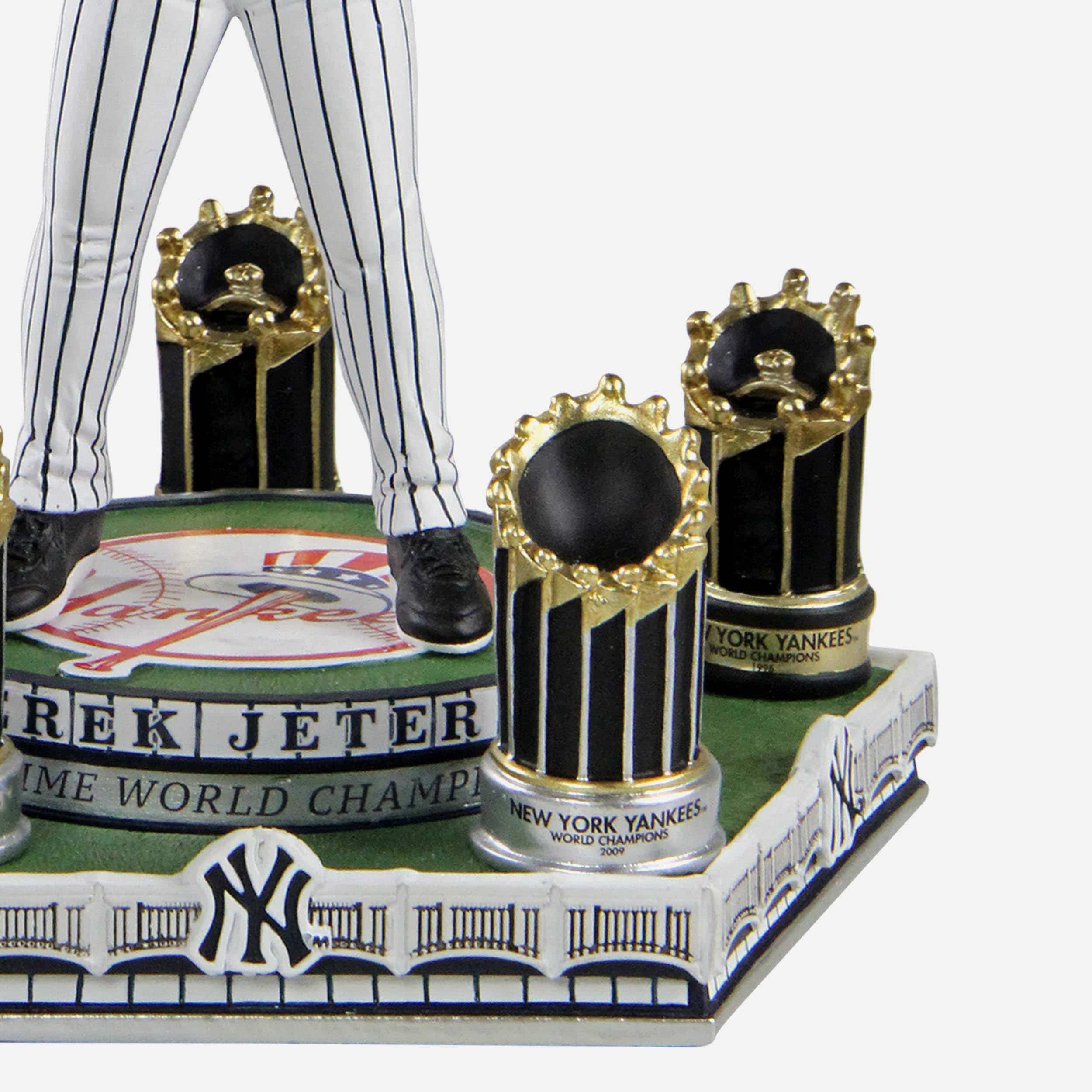 Derek Jeter New York Yankees 5X World Series Champion Spinning Bobblehead 4 Derek Jeter New York Yankees 5X World Series Champion Spinning Bobblehead