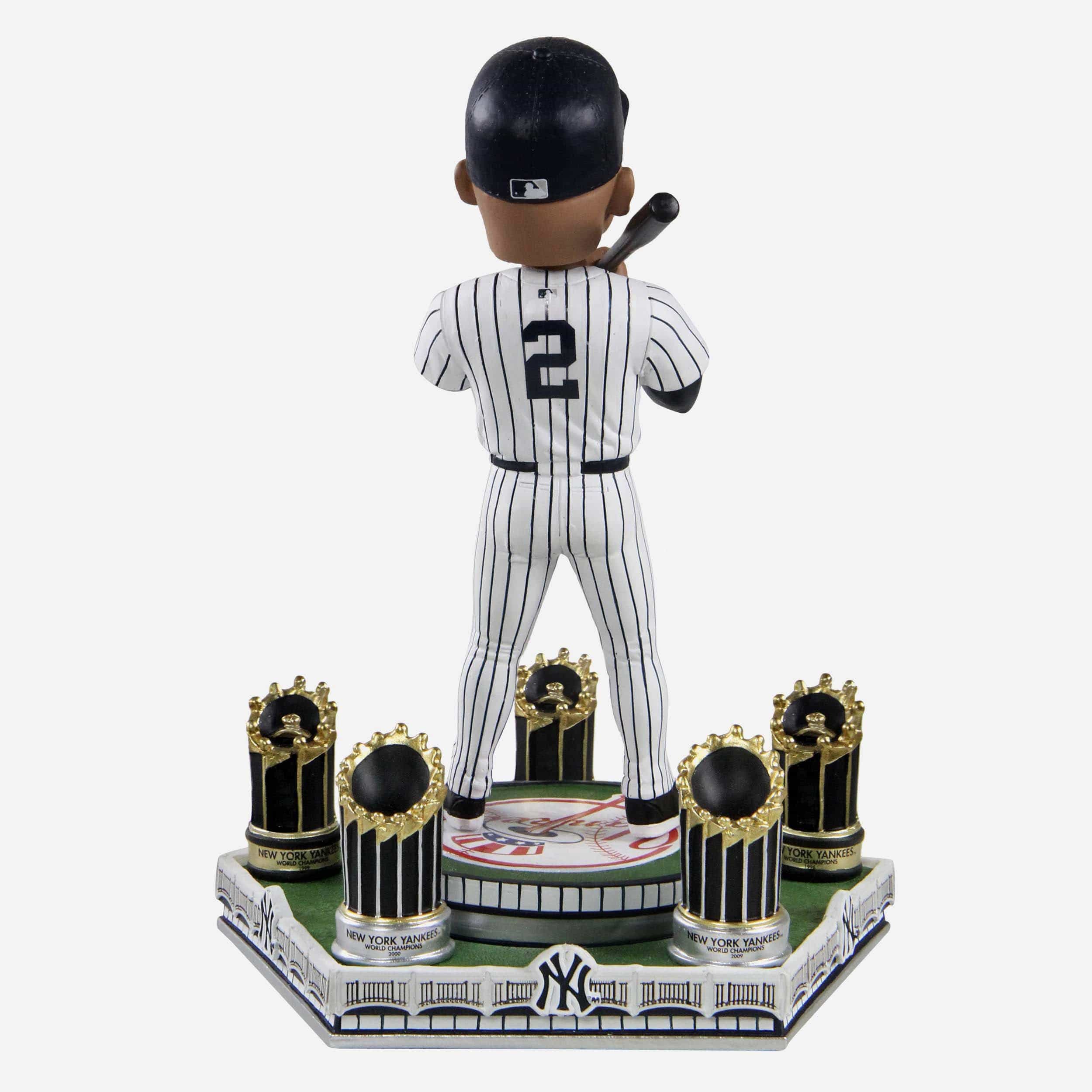 Derek Jeter New York Yankees 5X World Series Champion Spinning Bobblehead 6 Derek Jeter New York Yankees 5X World Series Champion Spinning Bobblehead