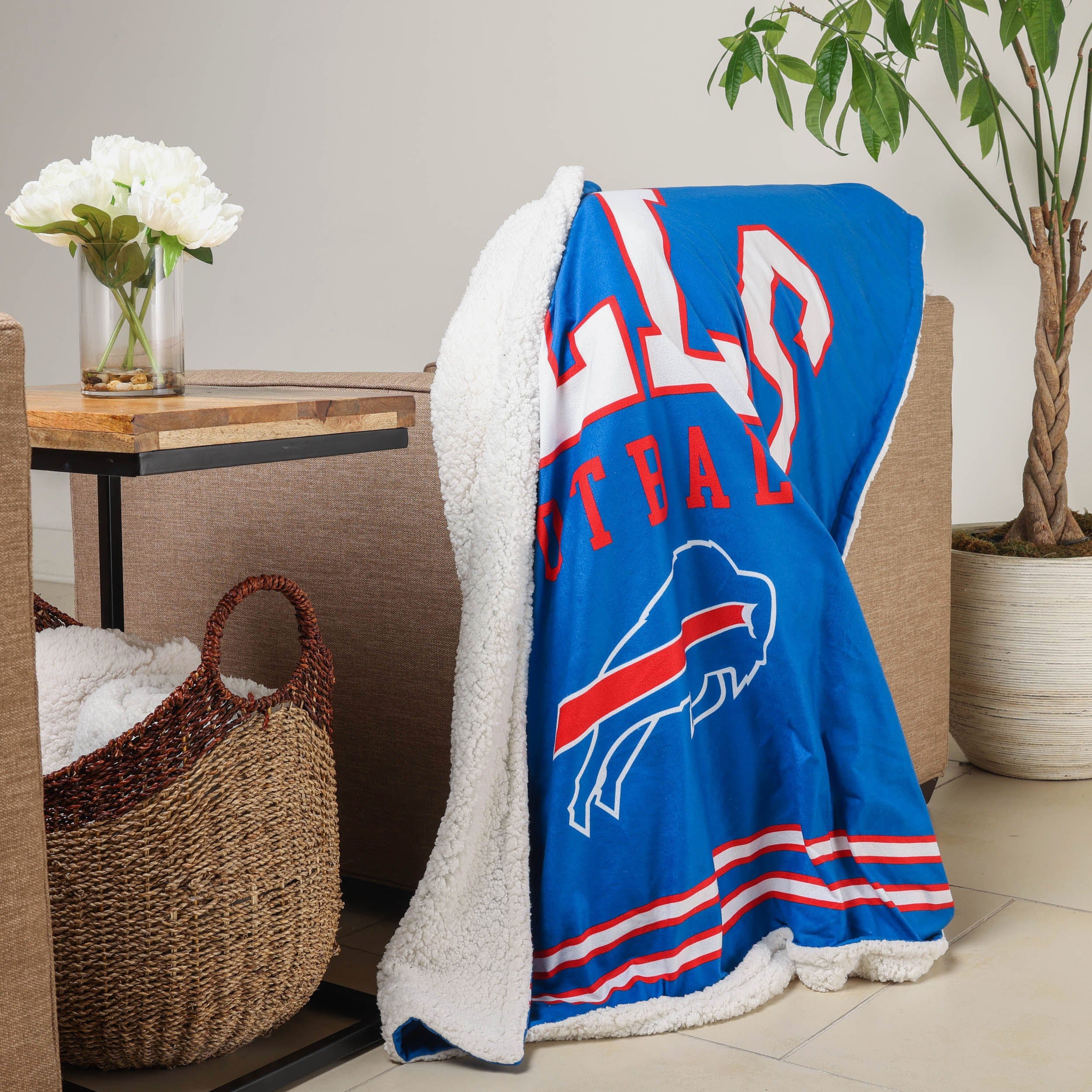 Buffalo Bills Team Property Sherpa Plush Throw Blanket 2 Buffalo Bills Team Property Sherpa Plush Throw Blanket
