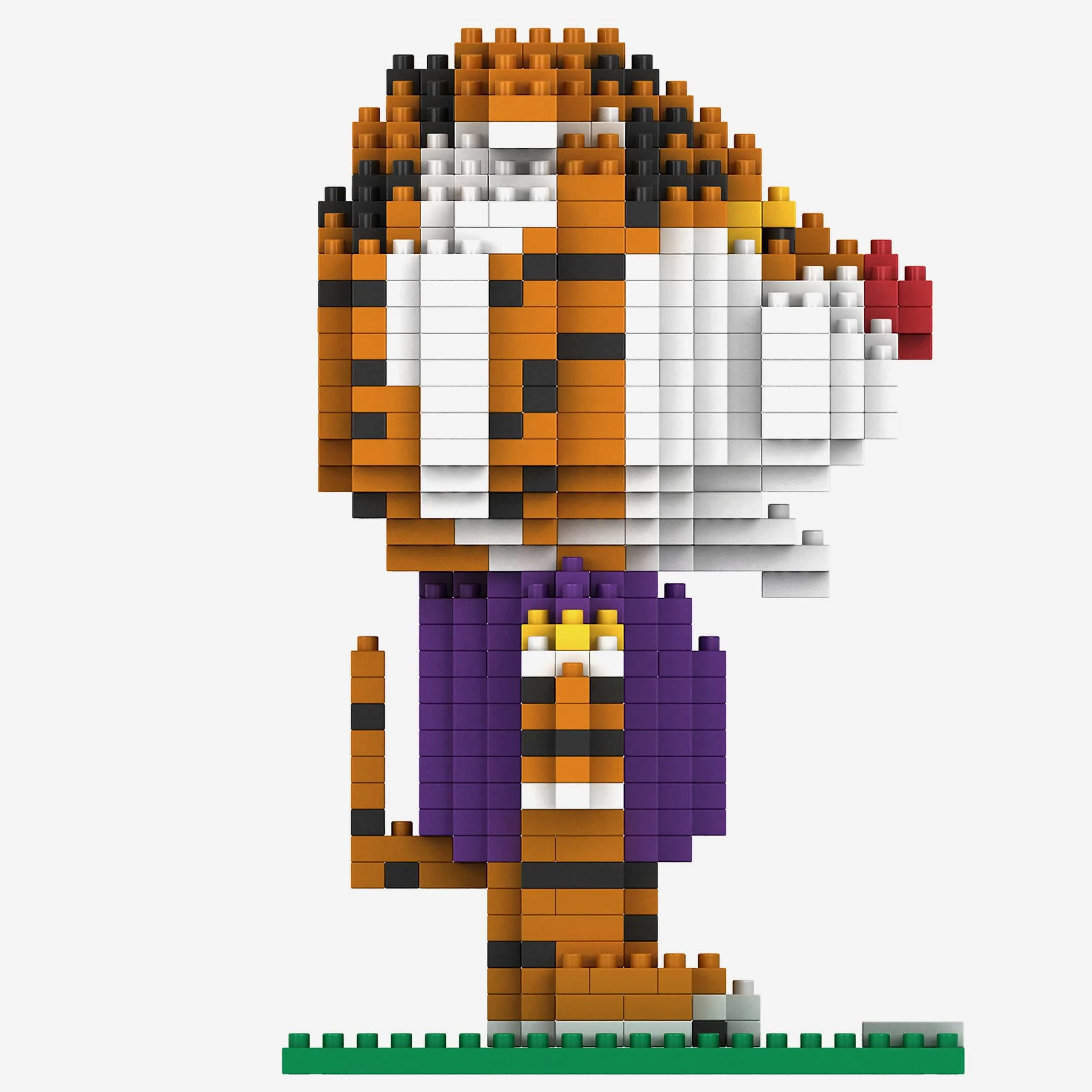 Mike the Tiger LSU Tigers BRXLZ Mascot 3 Mike the Tiger LSU Tigers BRXLZ Mascot
