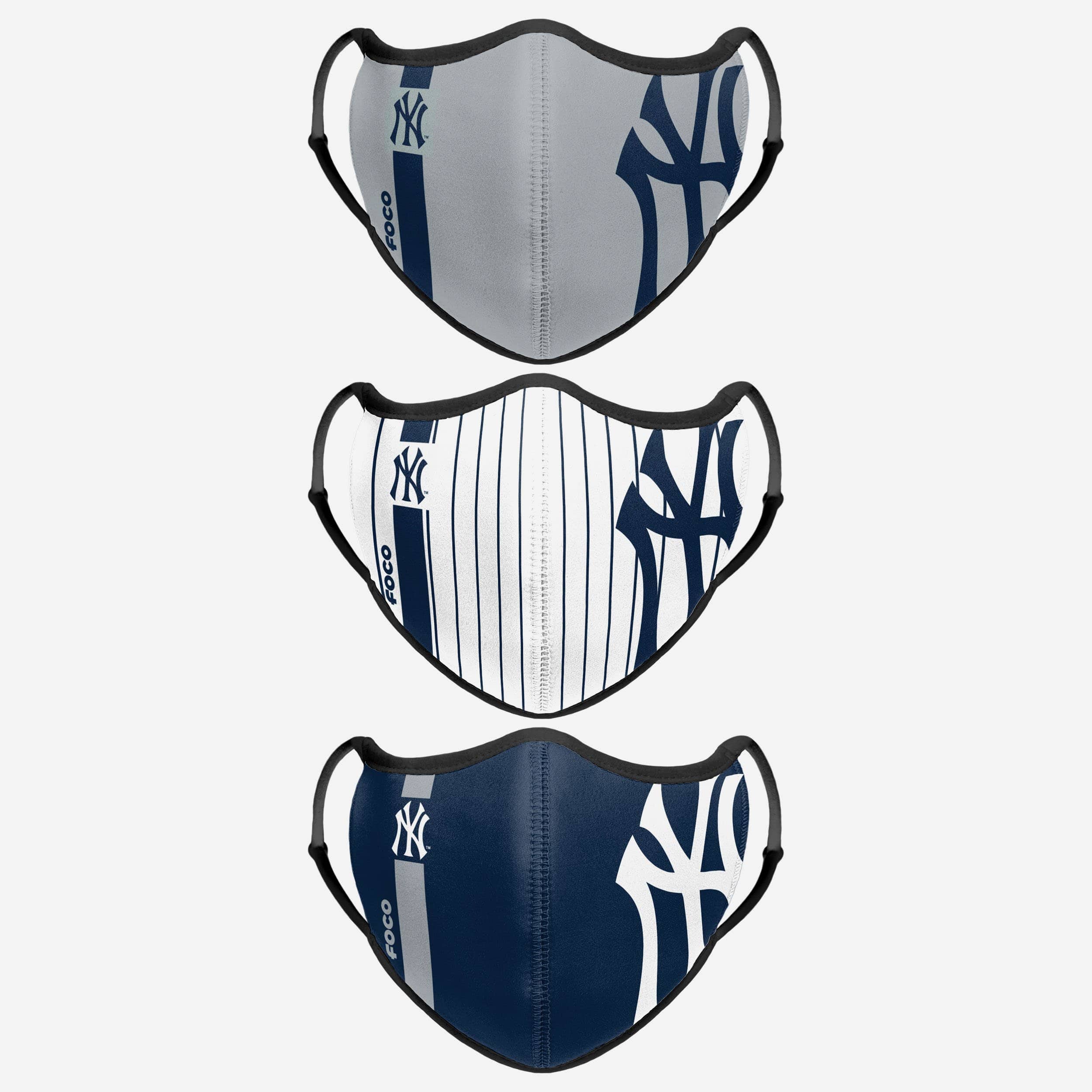 New York Yankees Sport 3 Pack Face Cover