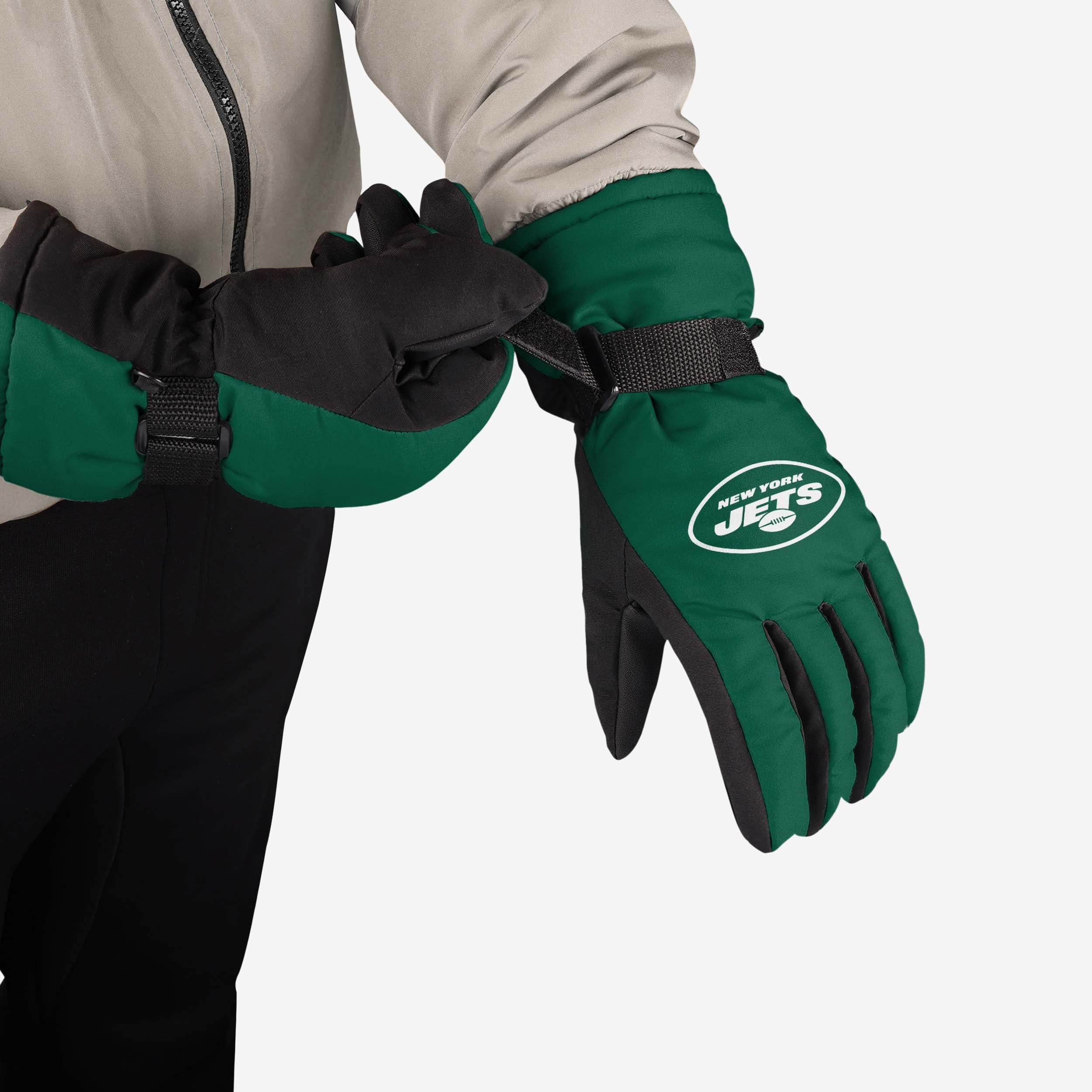 New York Jets Big Logo Insulated Gloves 2 New York Jets Big Logo Insulated Gloves