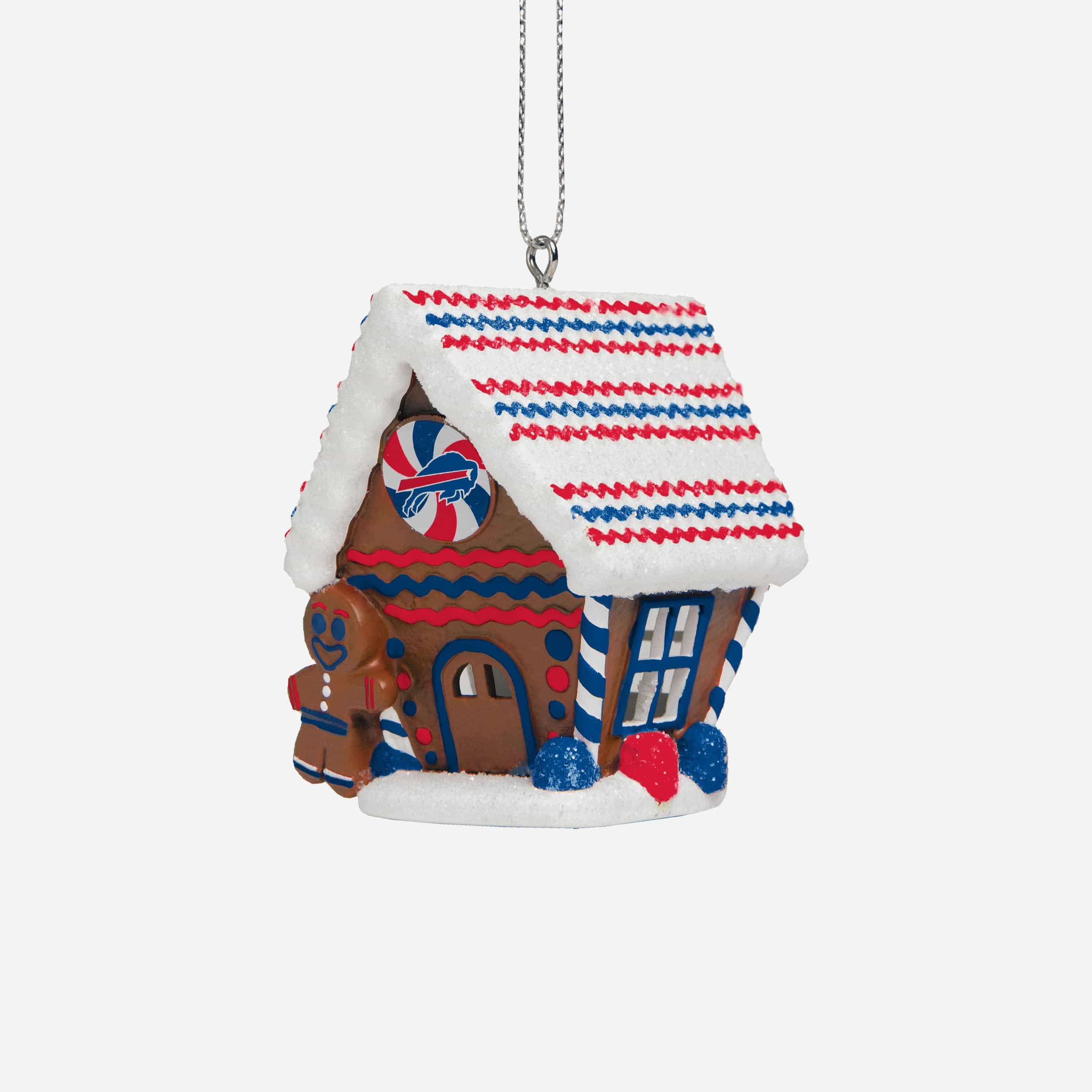 Buffalo Bills Gingerbread House Ornament
