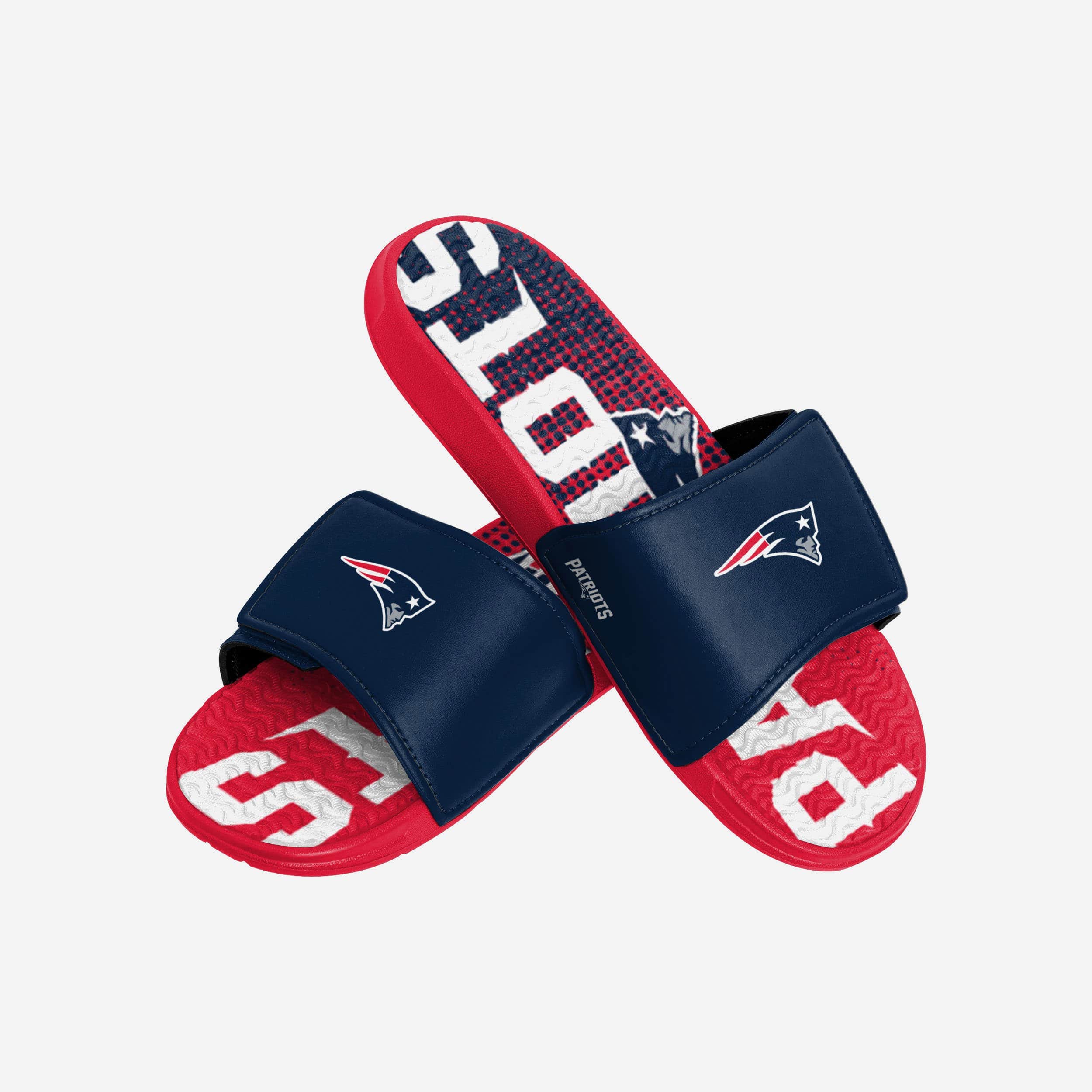 New England Patriots Gradient Wordmark Gel Slide 3 New England Patriots Gradient Wordmark Gel Slide