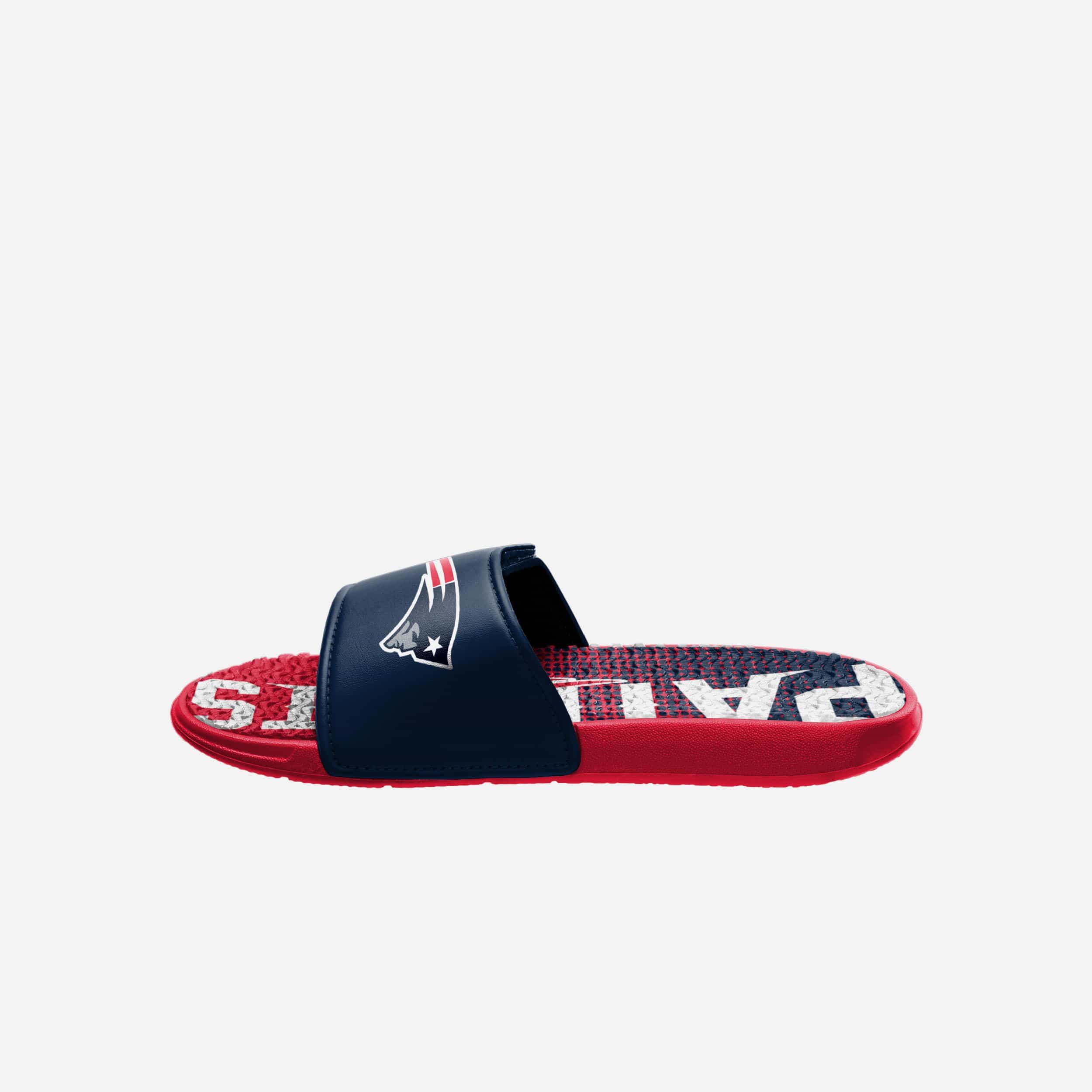New England Patriots Gradient Wordmark Gel Slide 4 New England Patriots Gradient Wordmark Gel Slide