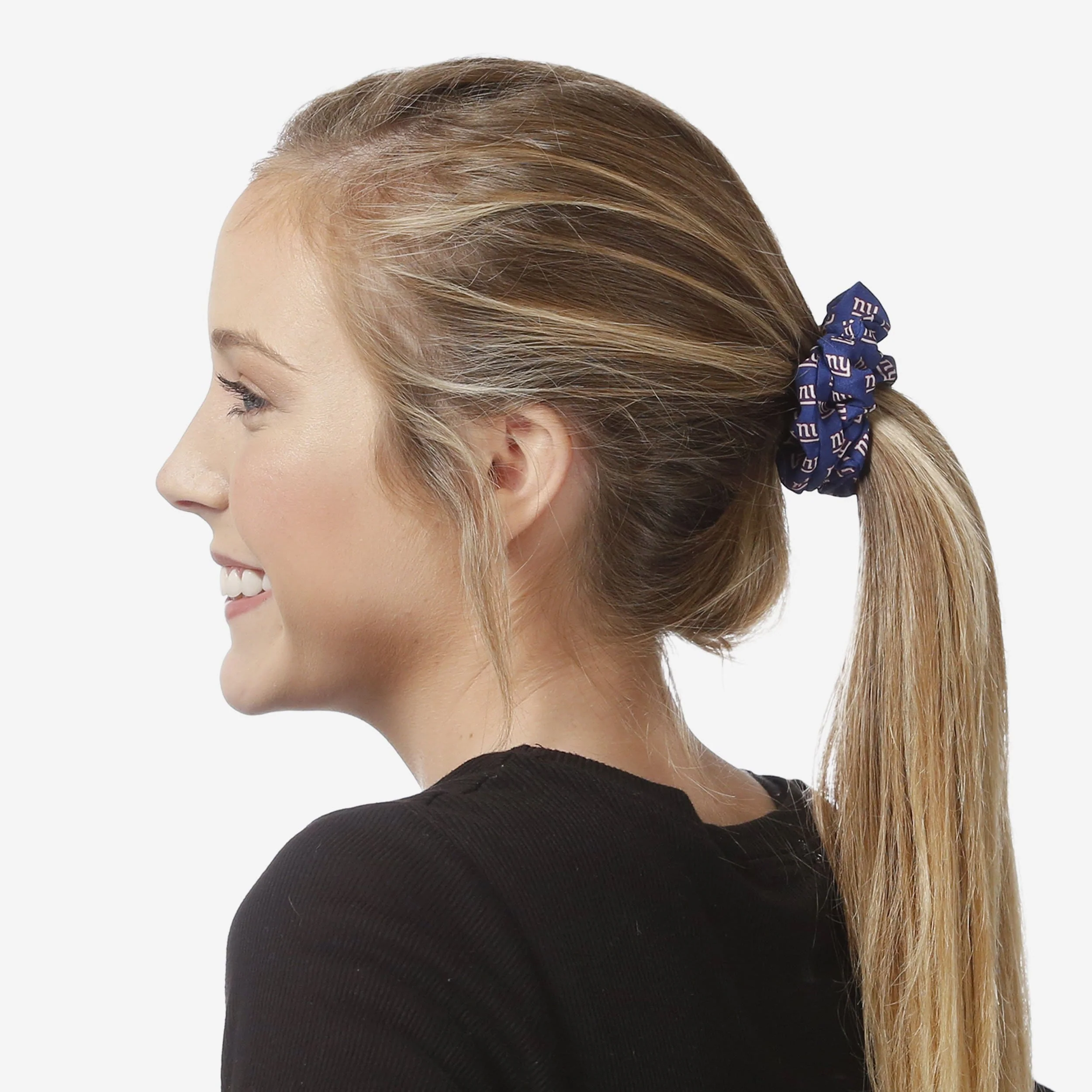 New York Giants Mini Print 3 Pack Scrunchies 4 New York Giants Mini Print 3 Pack Scrunchies