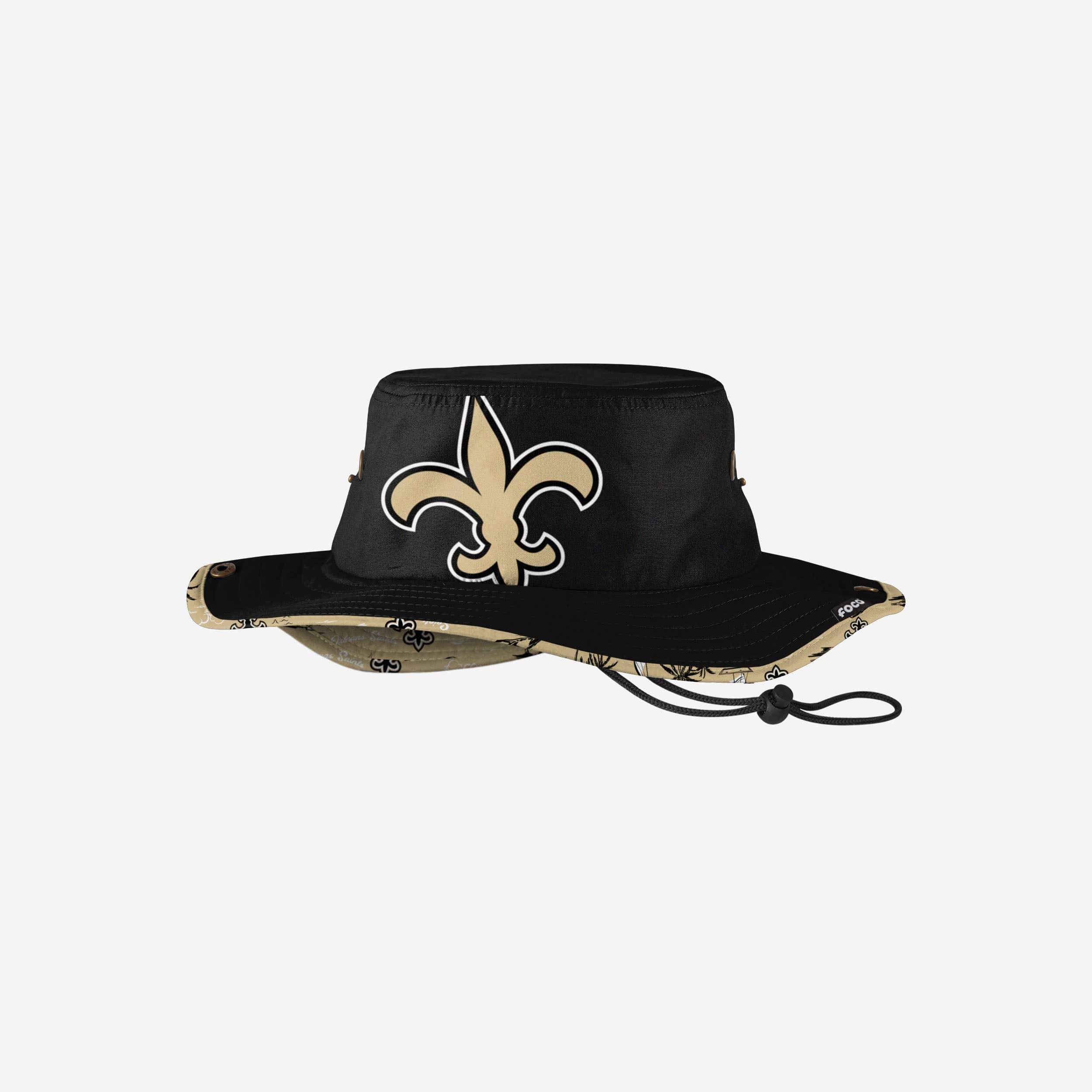 New Orleans Saints Cropped Big Logo Hybrid Boonie Hat