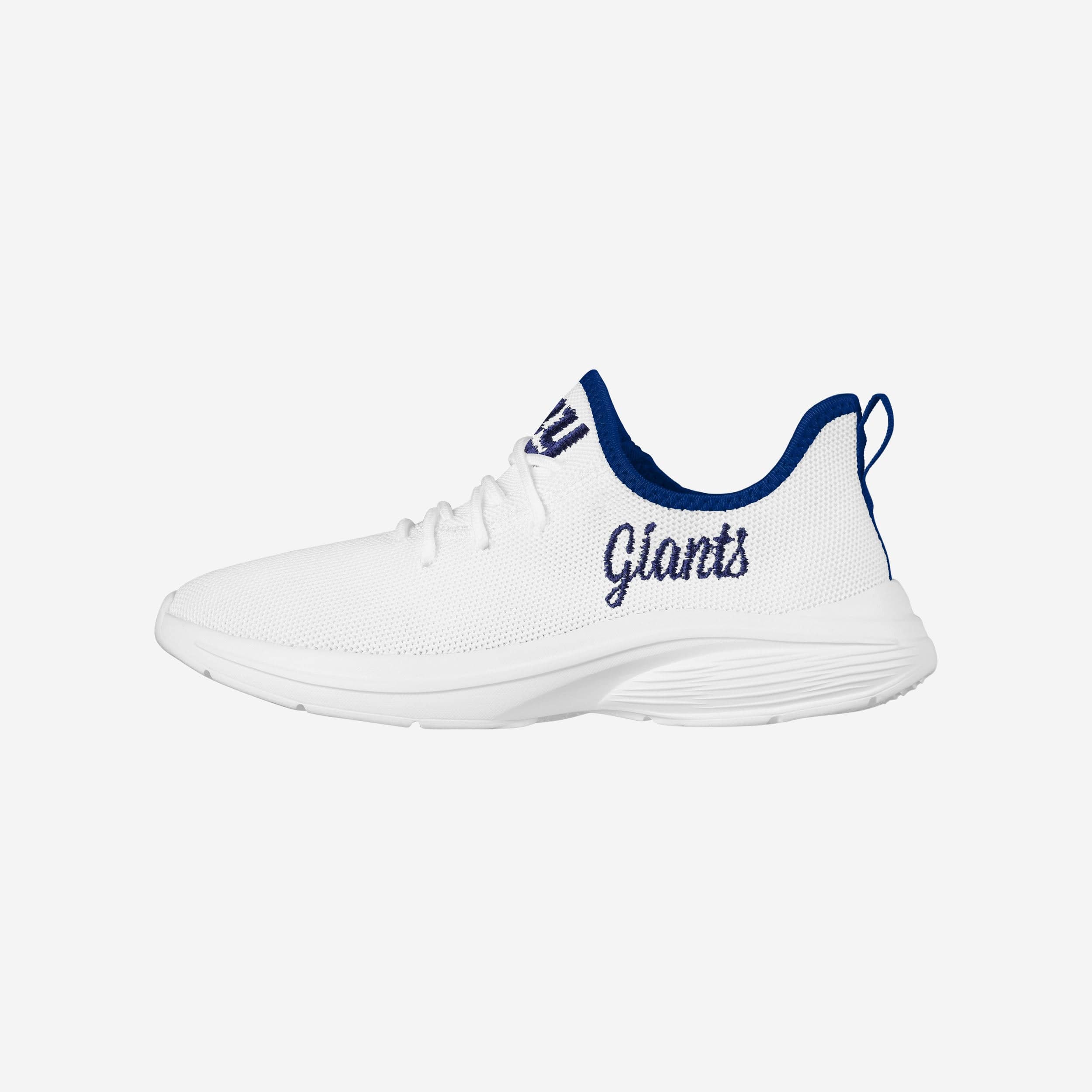 New York Giants Womens Midsole White Sneakers 1 New York Giants Womens Midsole White Sneakers