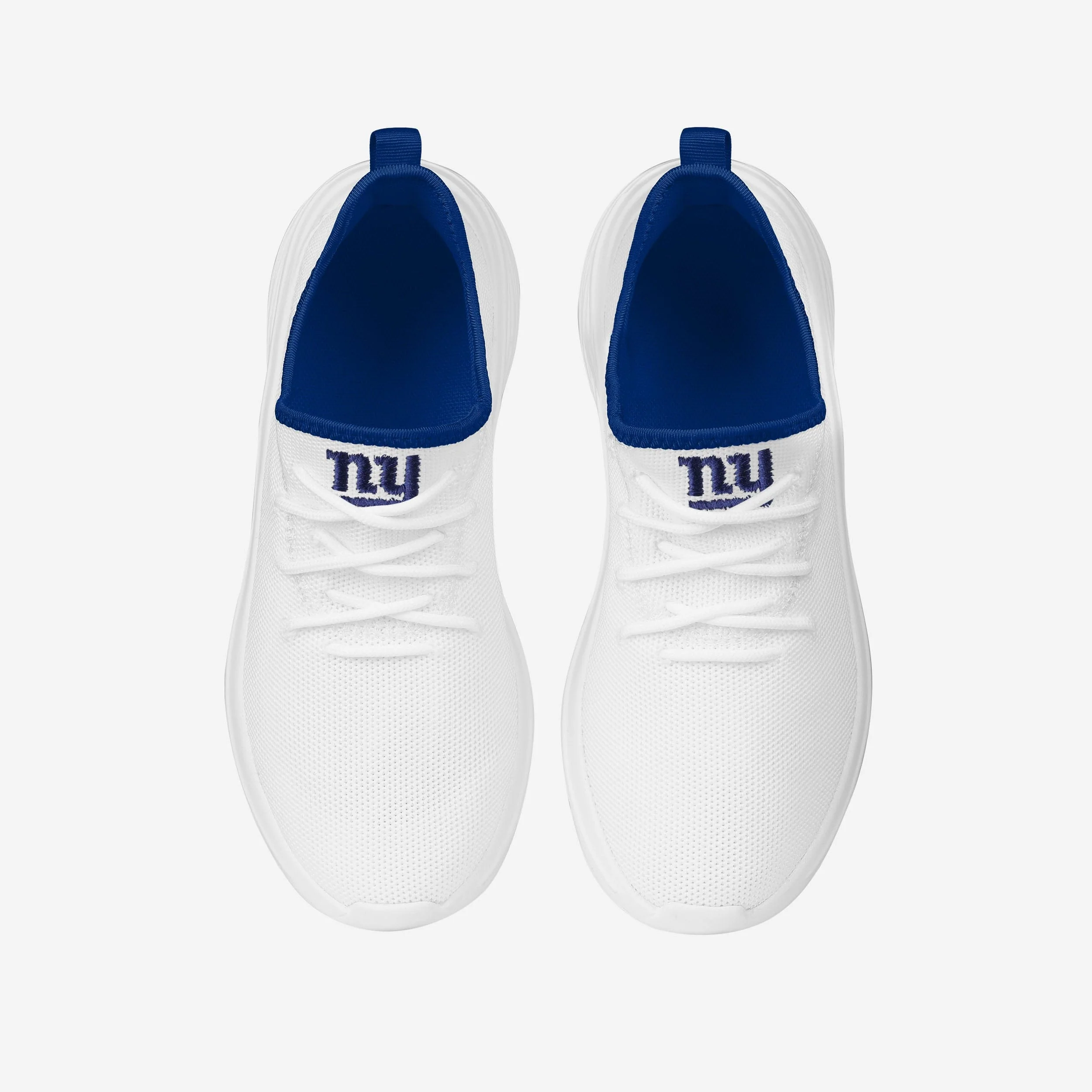 New York Giants Womens Midsole White Sneakers 4 New York Giants Womens Midsole White Sneakers