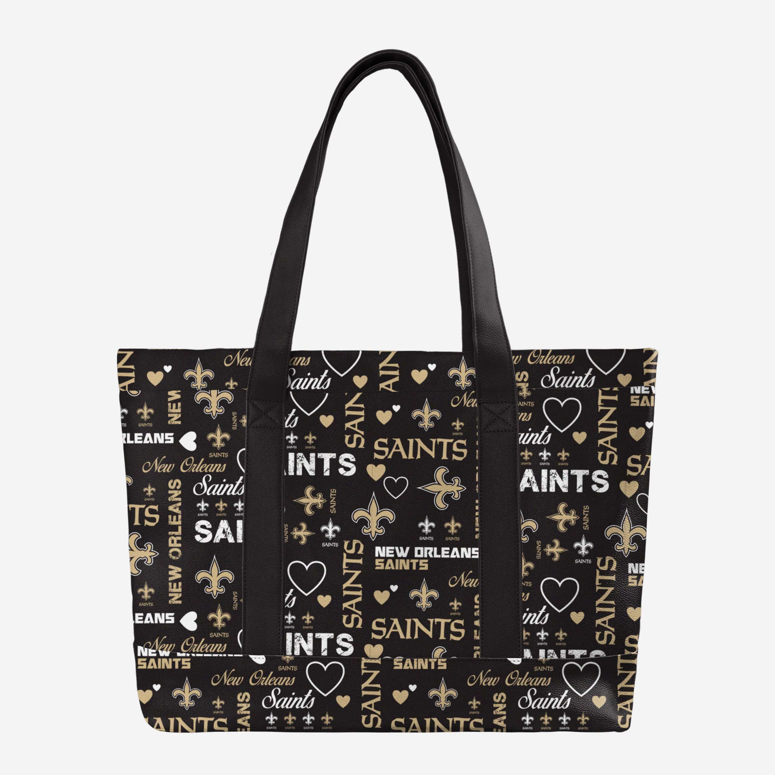 New Orleans Saints Logo Love Tote Bag 1 New Orleans Saints Logo Love Tote Bag