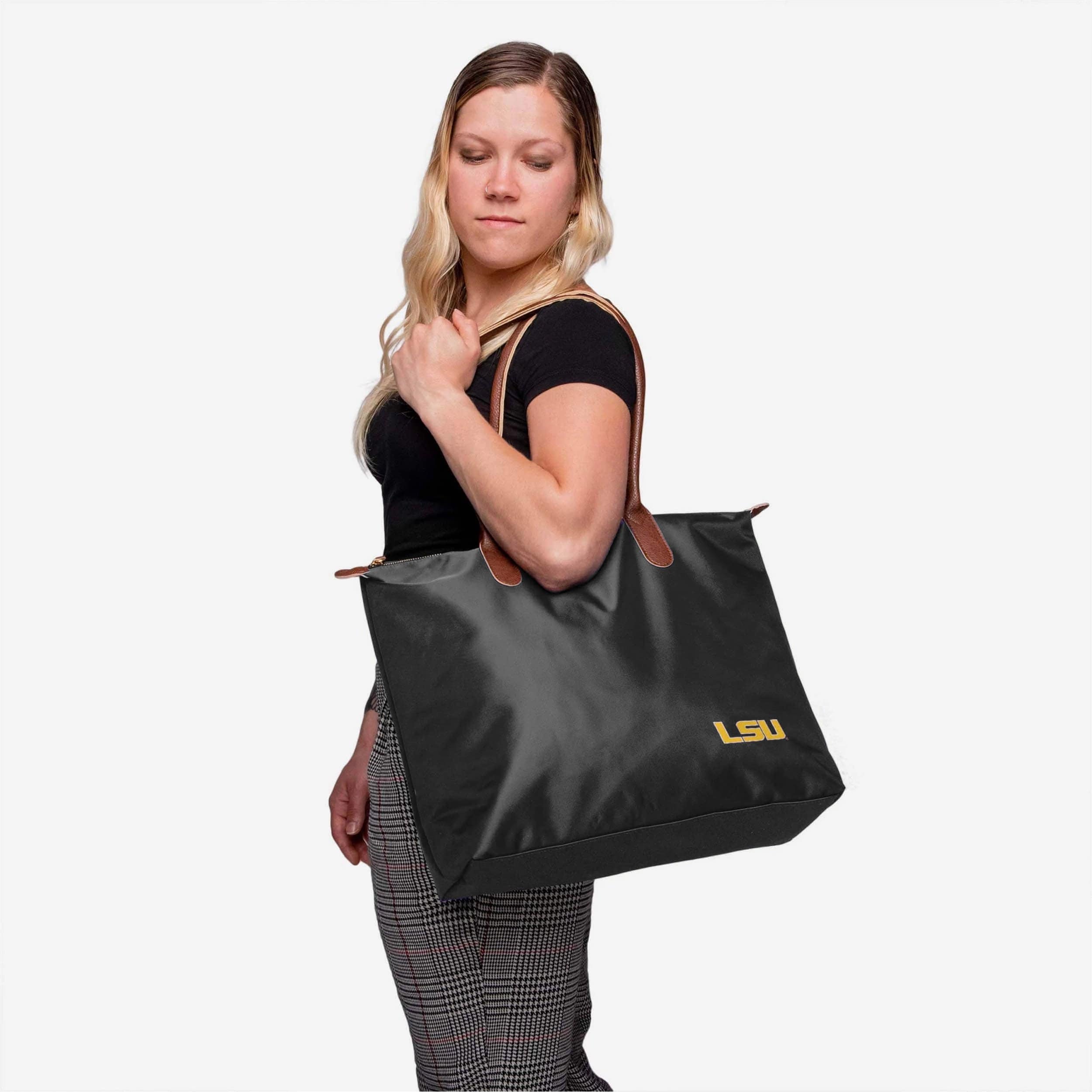 LSU Tigers Bold Color Tote Bag 3 LSU Tigers Bold Color Tote Bag