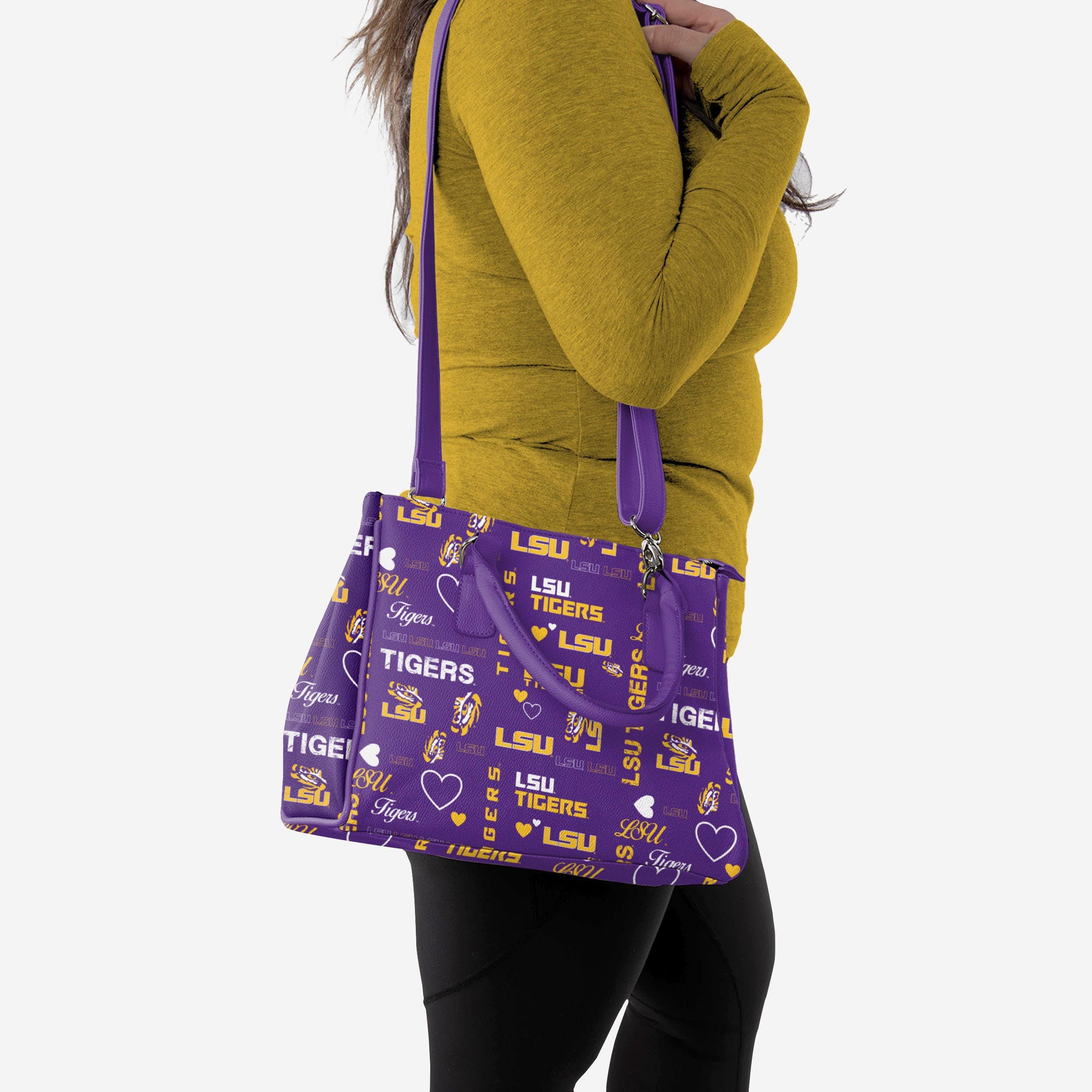 LSU Tigers Logo Love Purse 2 LSU Tigers Logo Love Purse