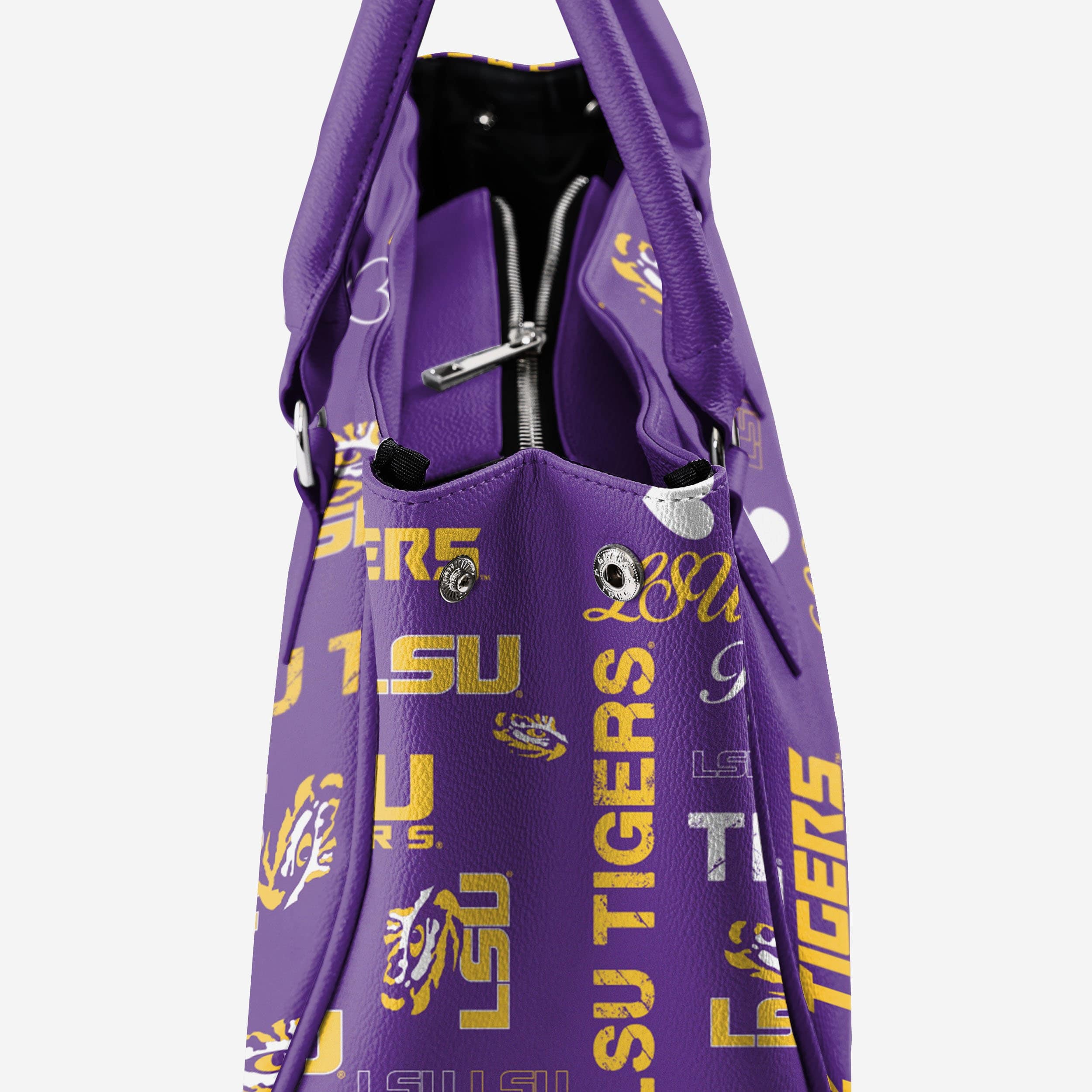 LSU Tigers Logo Love Purse 4 LSU Tigers Logo Love Purse