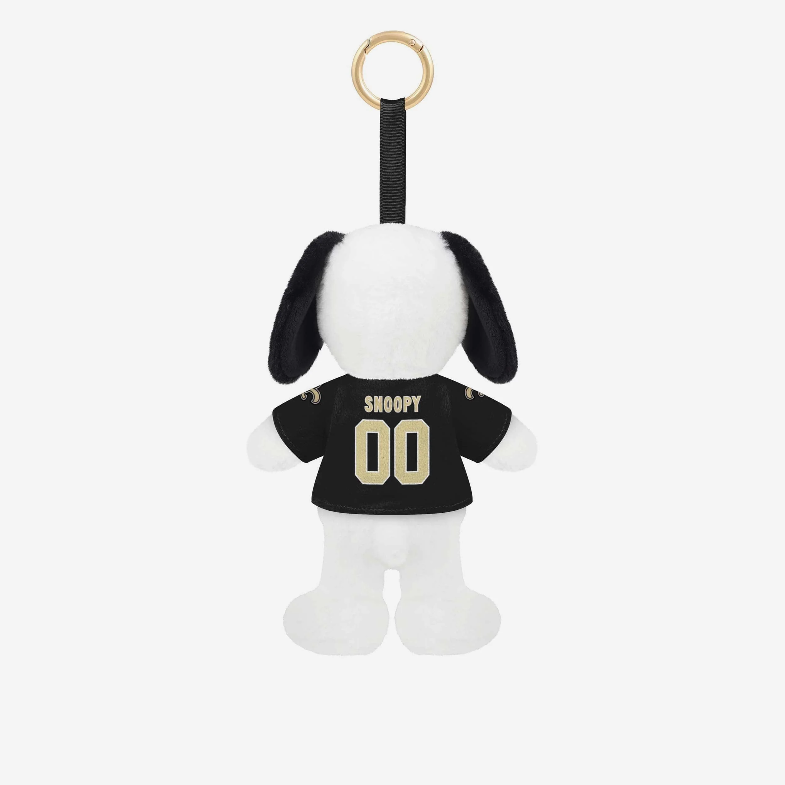 New Orleans Saints Plush Snoopy Peanuts Bag Charm Keychain 2 New Orleans Saints Plush Snoopy Peanuts Bag Charm Keychain