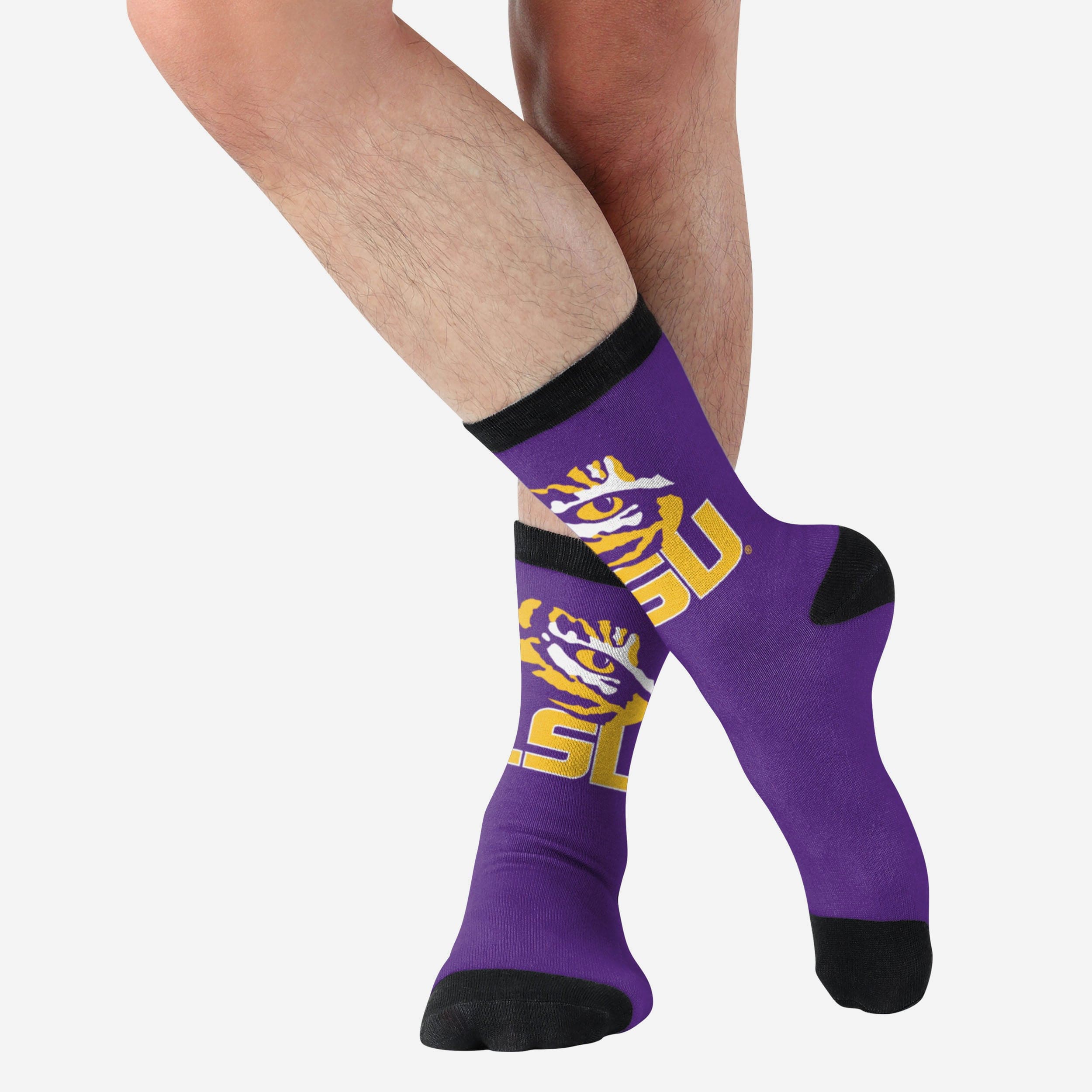 LSU Tigers Primetime Socks 2 LSU Tigers Primetime Socks