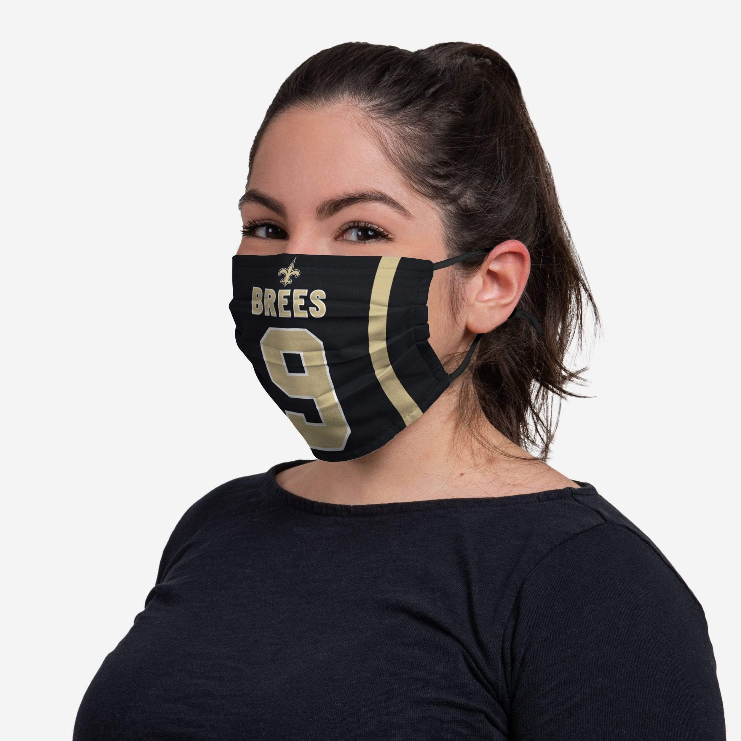 Drew Brees New Orleans Saints Adjustable Face Cover 3 Drew Brees New Orleans Saints Adjustable Face Cover