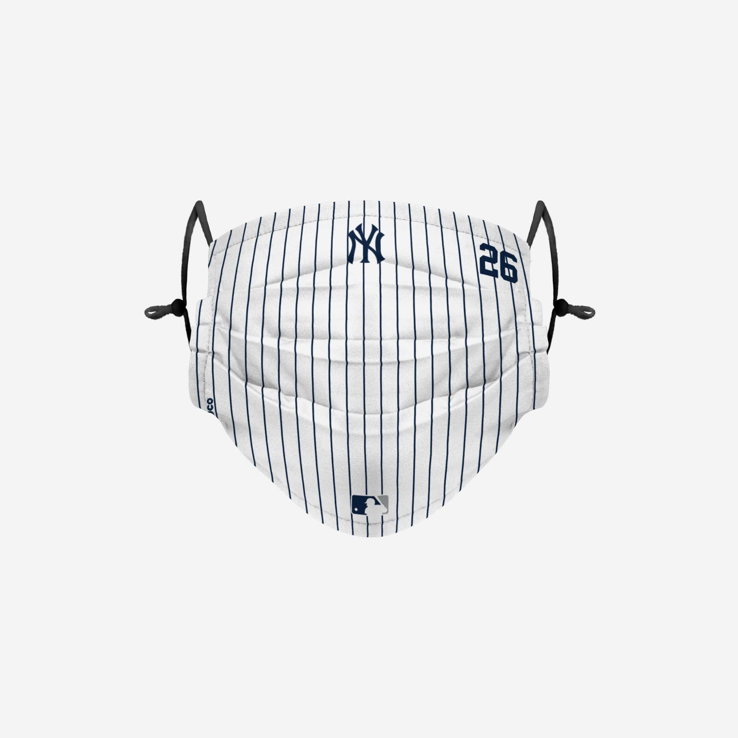 DJ LeMahieu New York Yankees On-Field Gameday Pinstripe Adjustable Face Cover 1 DJ LeMahieu New York Yankees On-Field Gameday Pinstripe Adjustable Face Cover