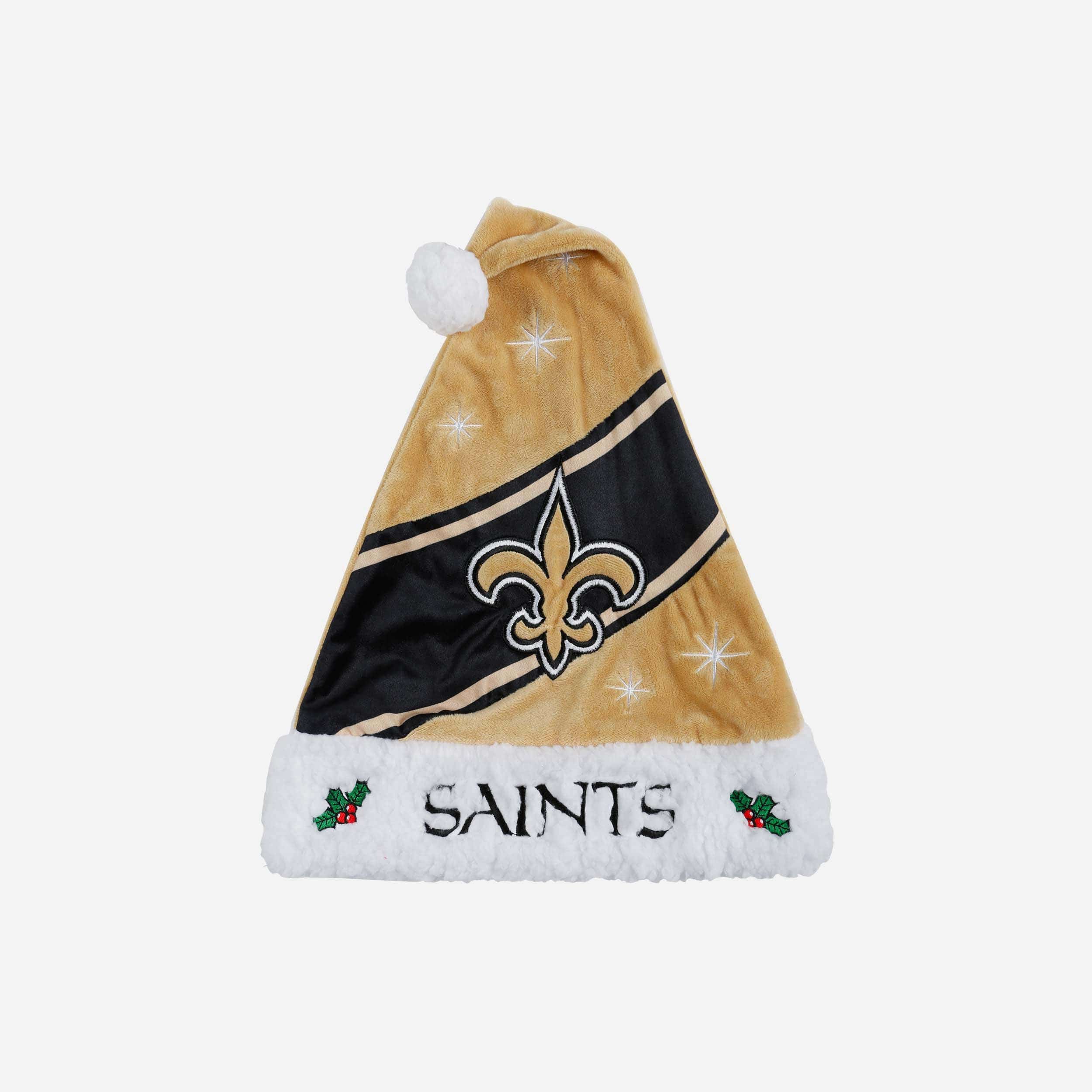 New Orleans Saints High End Santa Hat