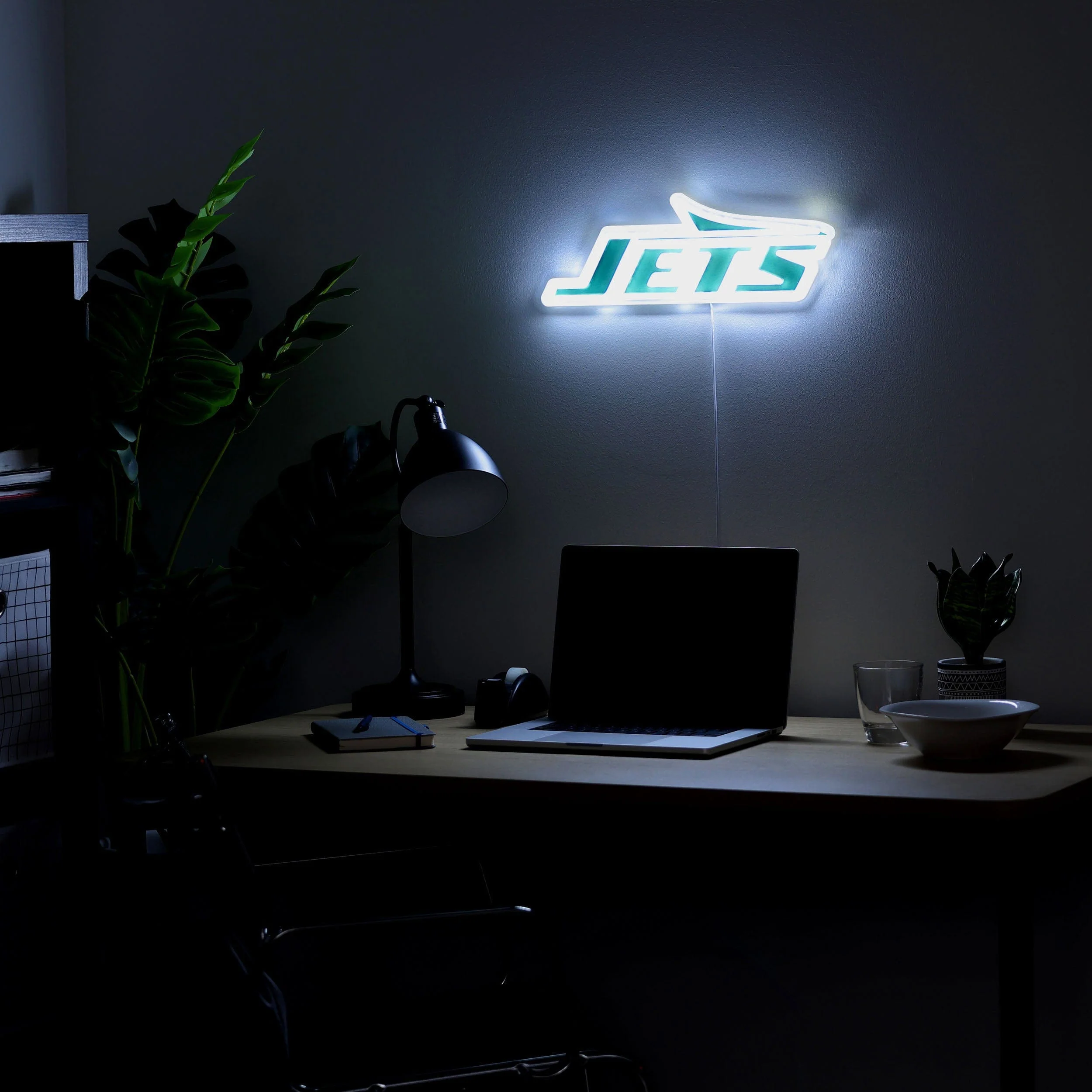 New York Jets LED Neon Light Up Team Logo Sign 3 New York Jets LED Neon Light Up Team Logo Sign