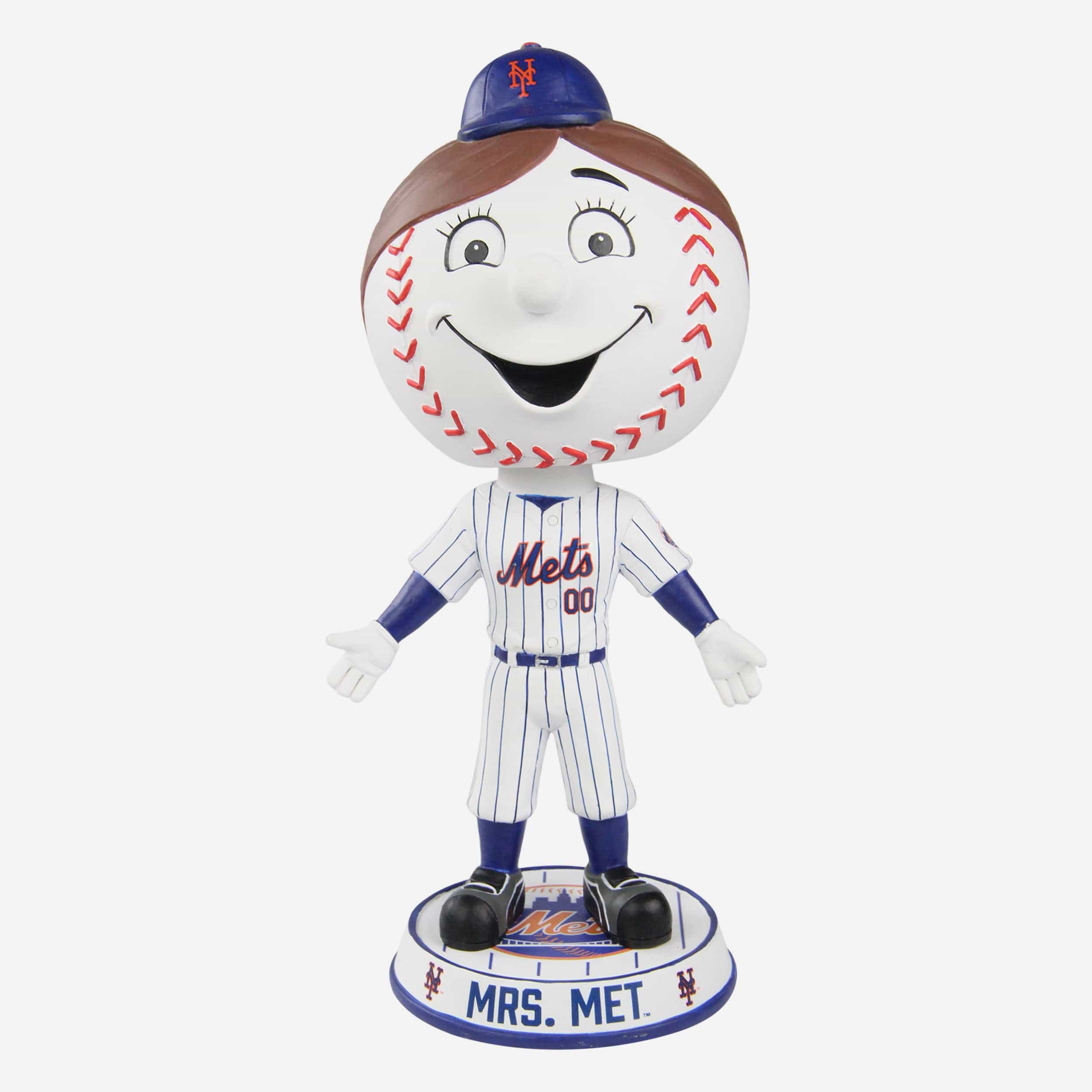 Mrs Met New York Mets Mascot Bighead Bobblehead