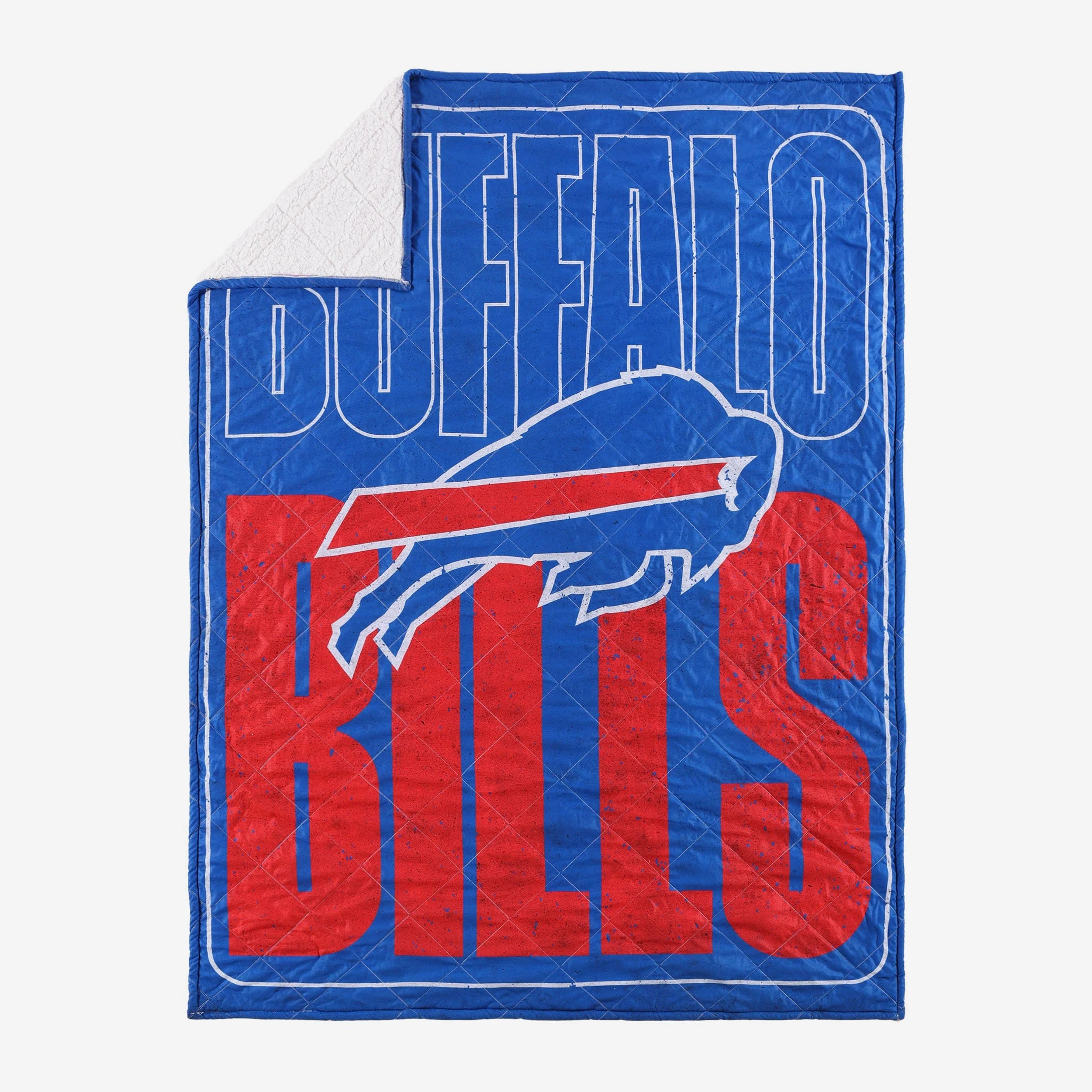 Buffalo Bills Big Game Sherpa Lined Throw Blanket