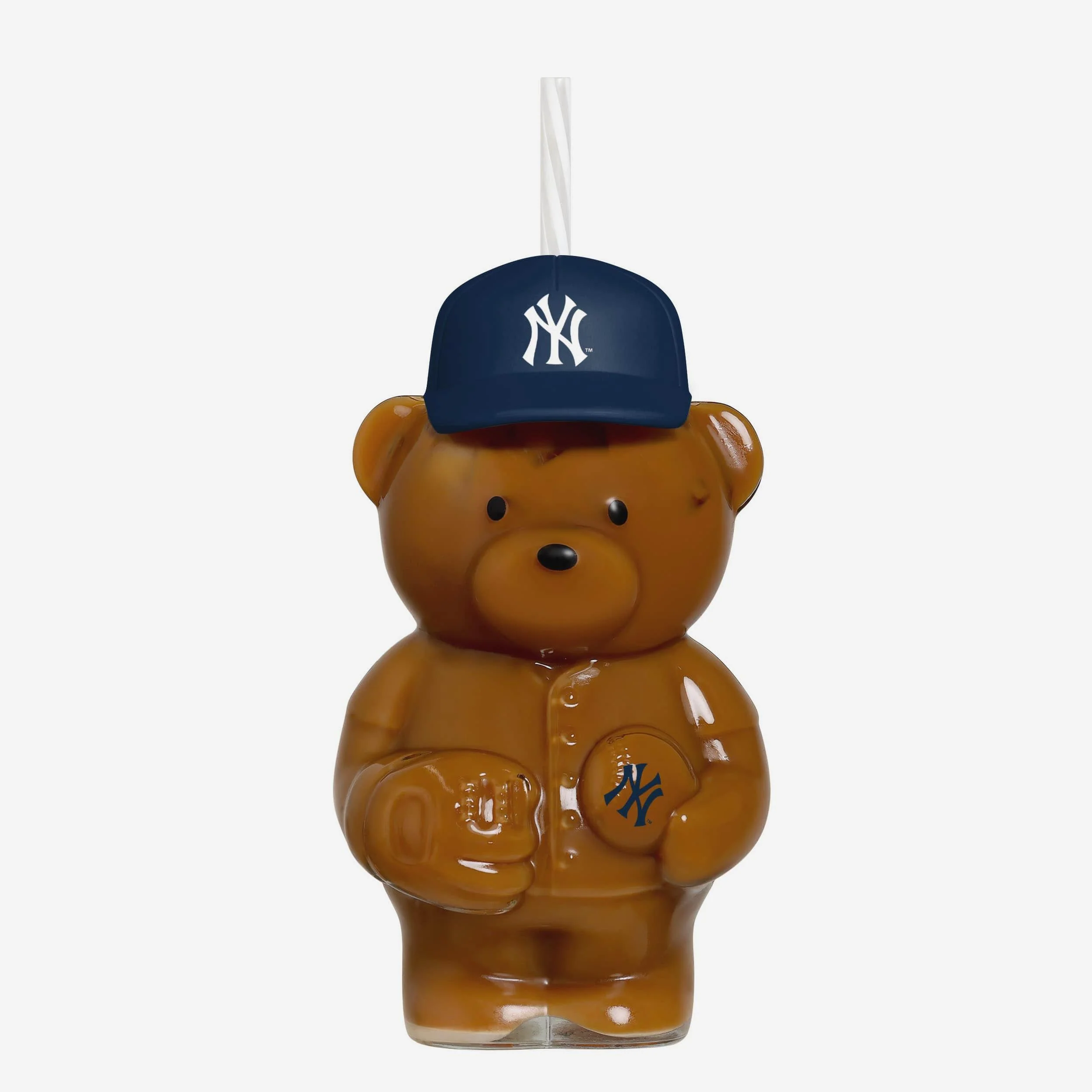New York Yankees Glass Bear Tumbler 2 New York Yankees Glass Bear Tumbler