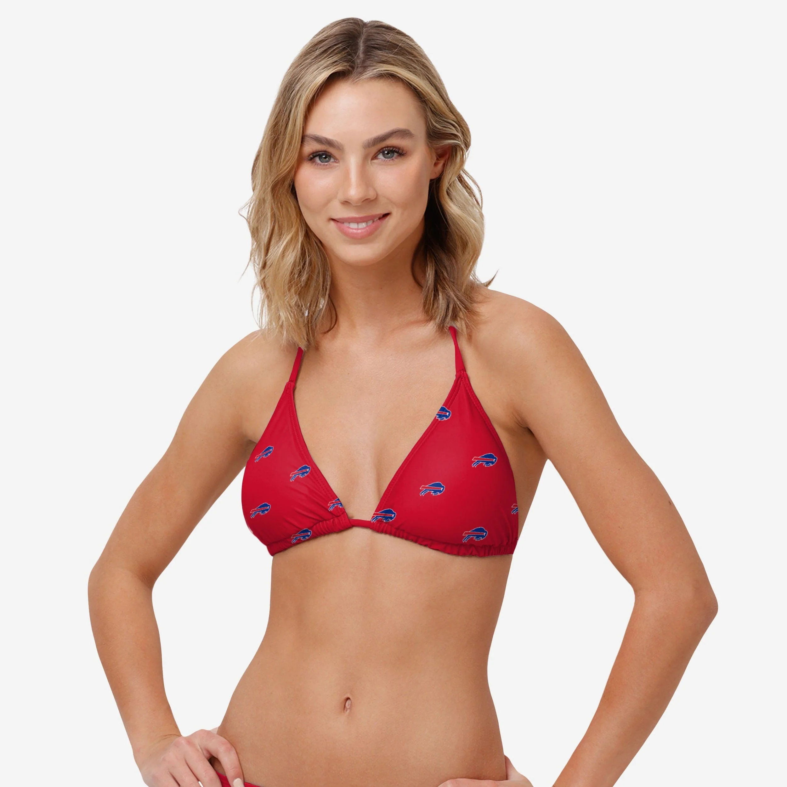 Buffalo Bills Womens Mini Print Bikini Top