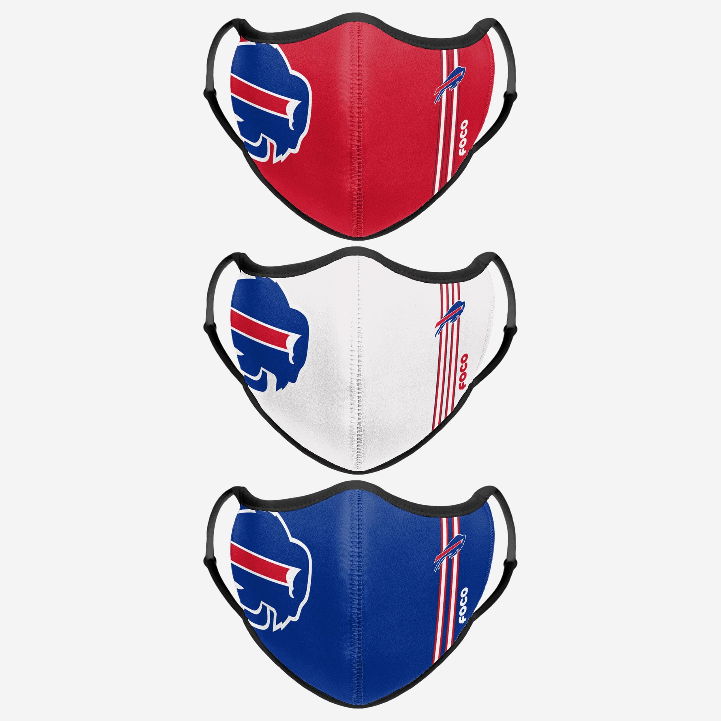 Buffalo Bills Sport 3 Pack Face Cover
