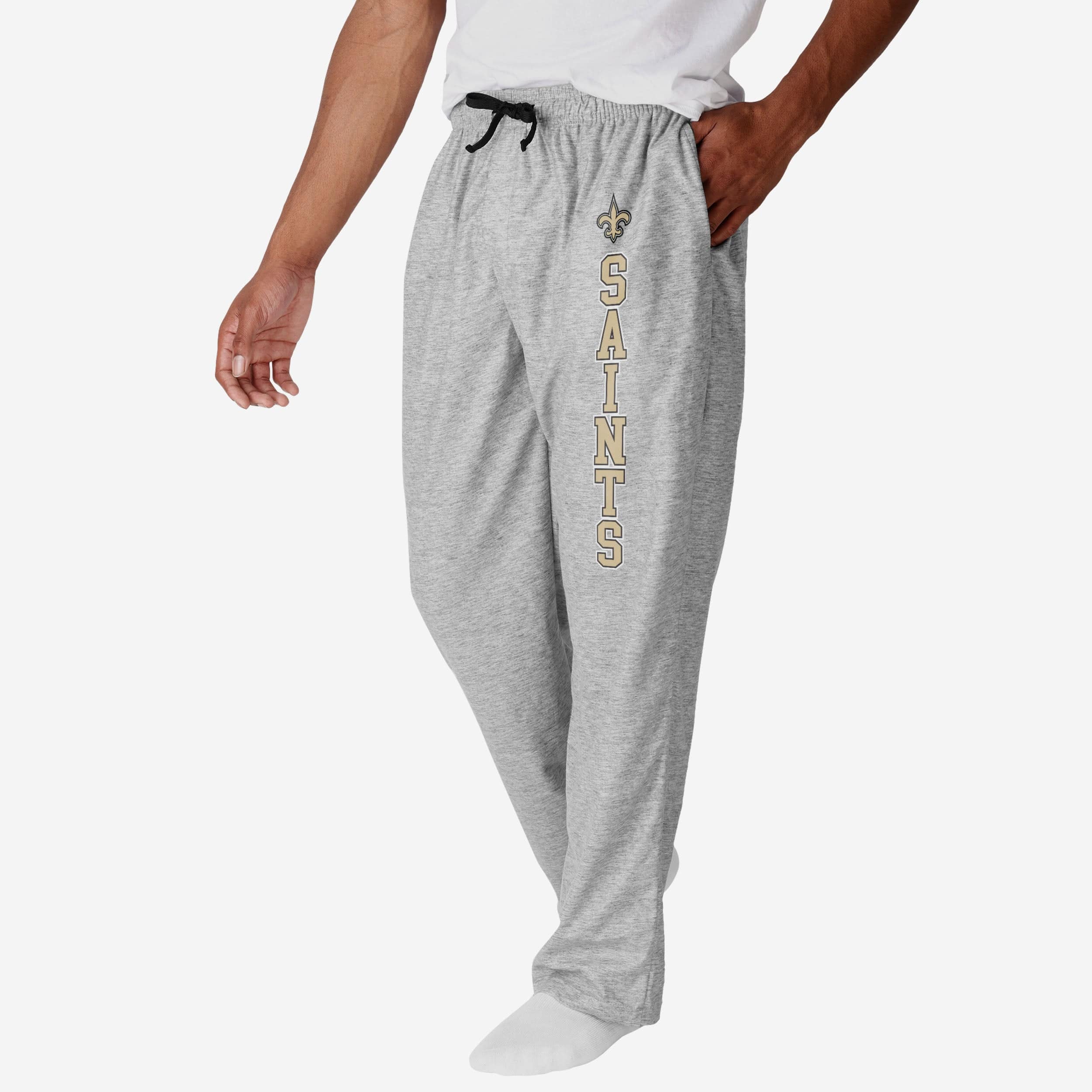 New Orleans Saints Athletic Gray Lounge Pants