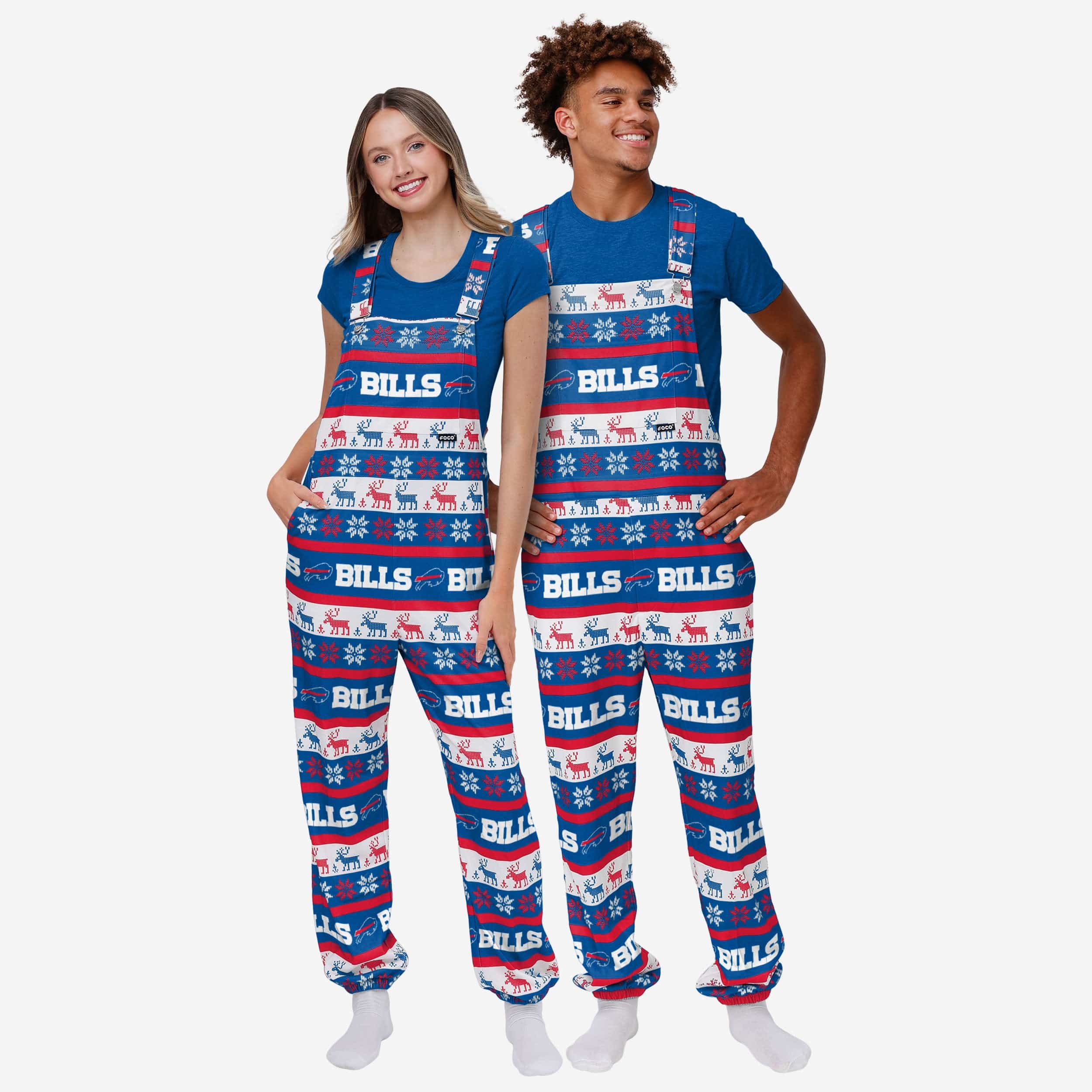 Buffalo Bills Mens Ugly Home Gating Bib Overalls 3 Buffalo Bills Mens Ugly Home Gating Bib Overalls