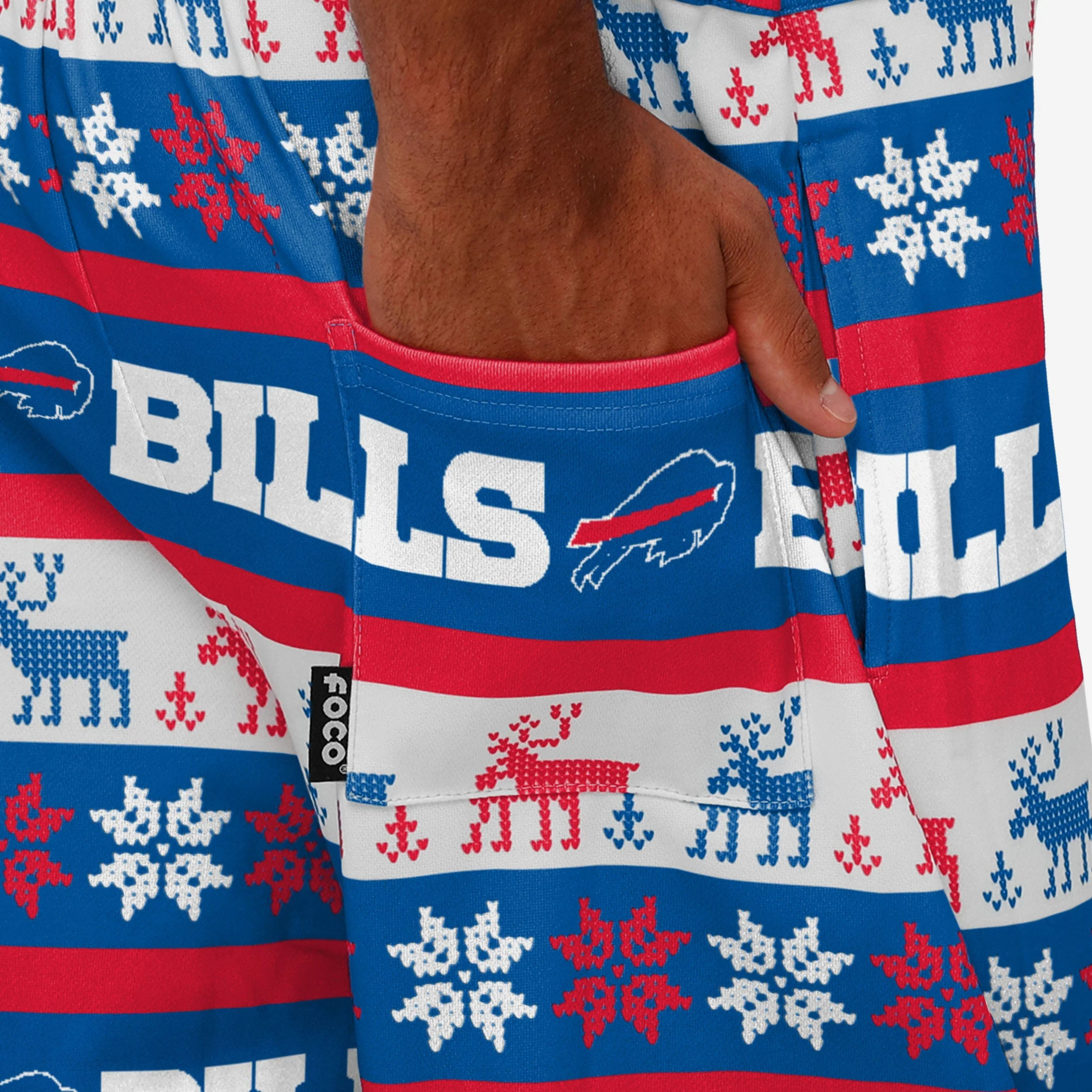 Buffalo Bills Mens Ugly Home Gating Bib Overalls 6 Buffalo Bills Mens Ugly Home Gating Bib Overalls