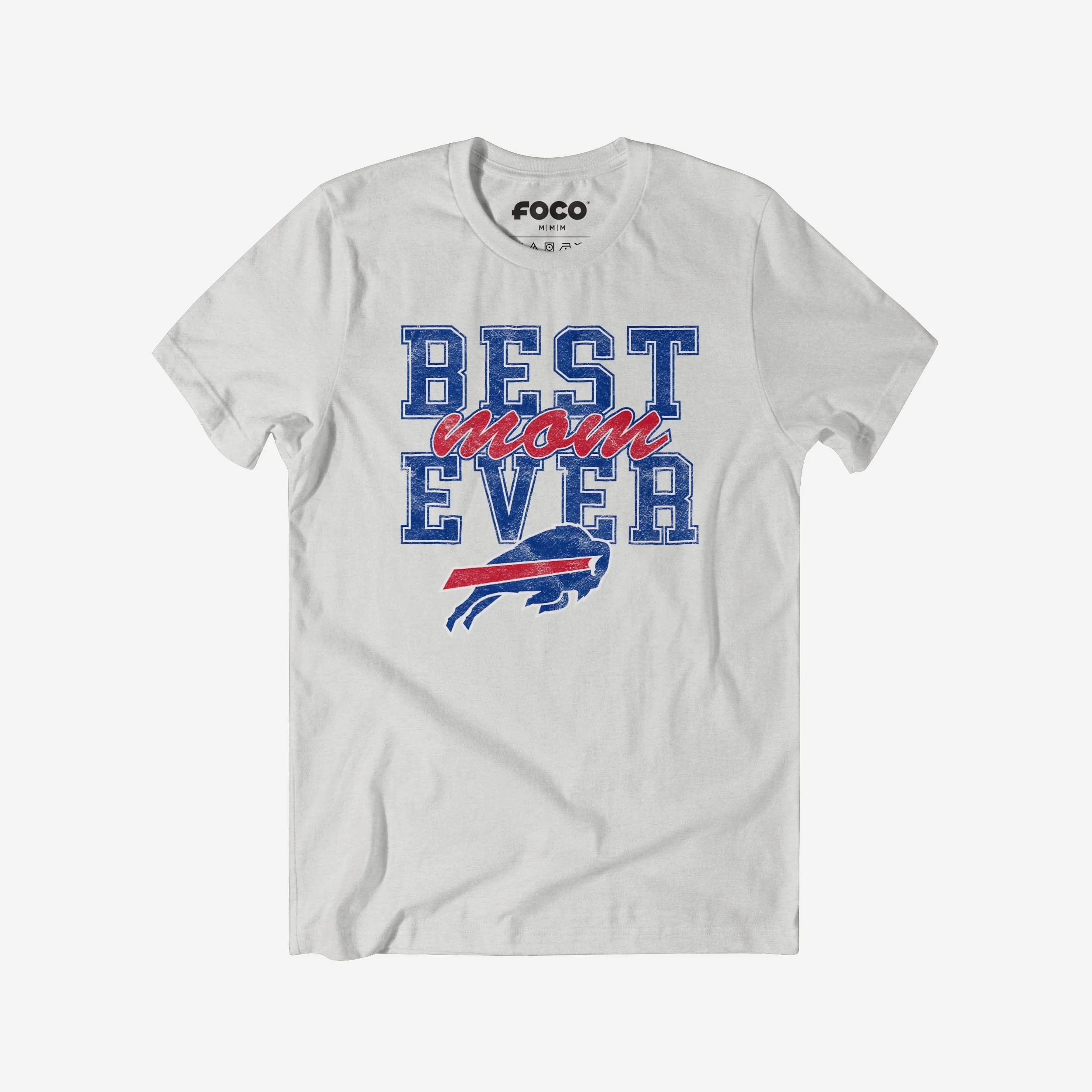 Buffalo Bills Best Mom Ever Stacked T-Shirt