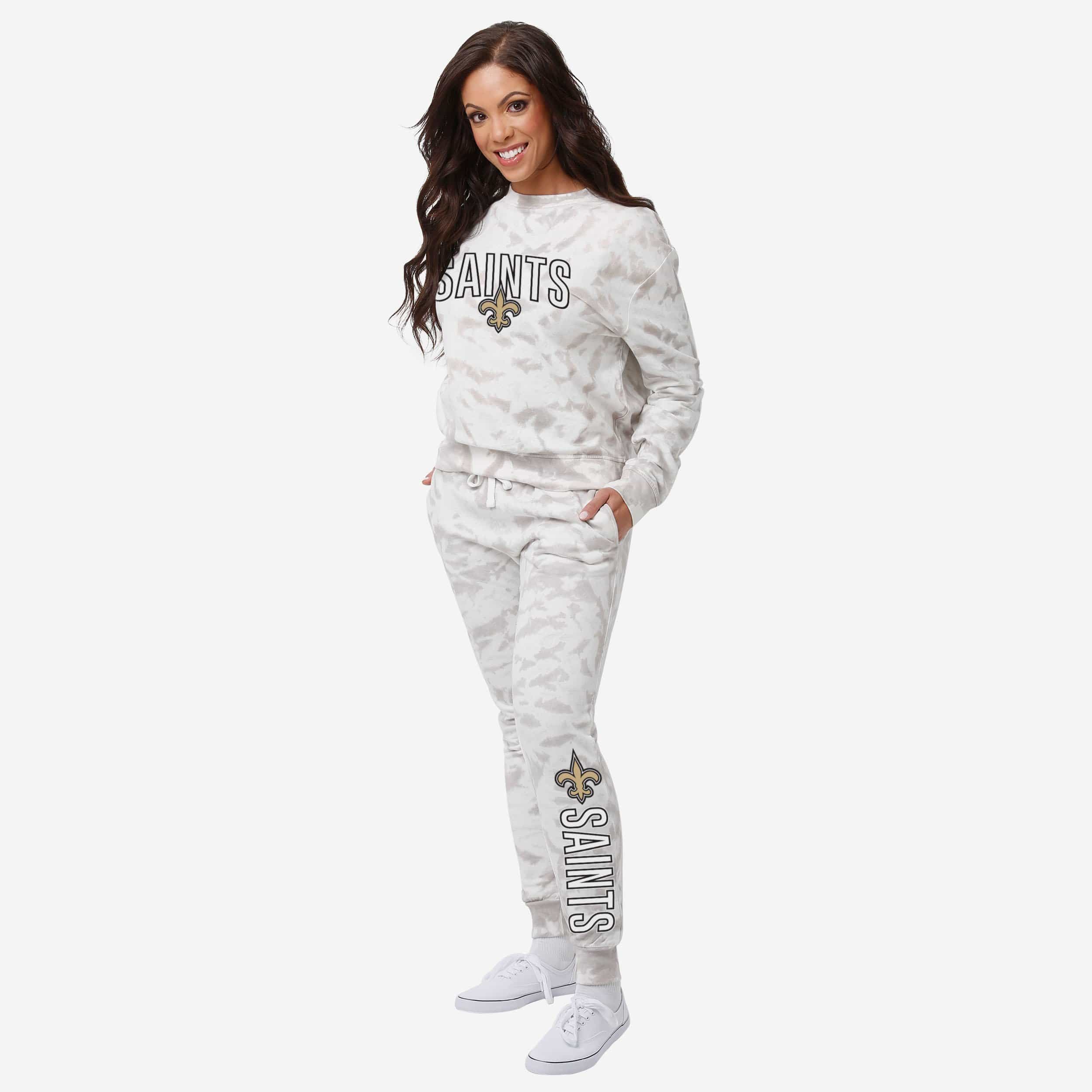 New Orleans Saints Womens Cloud Coverage Joggers 2 New Orleans Saints Womens Cloud Coverage Joggers